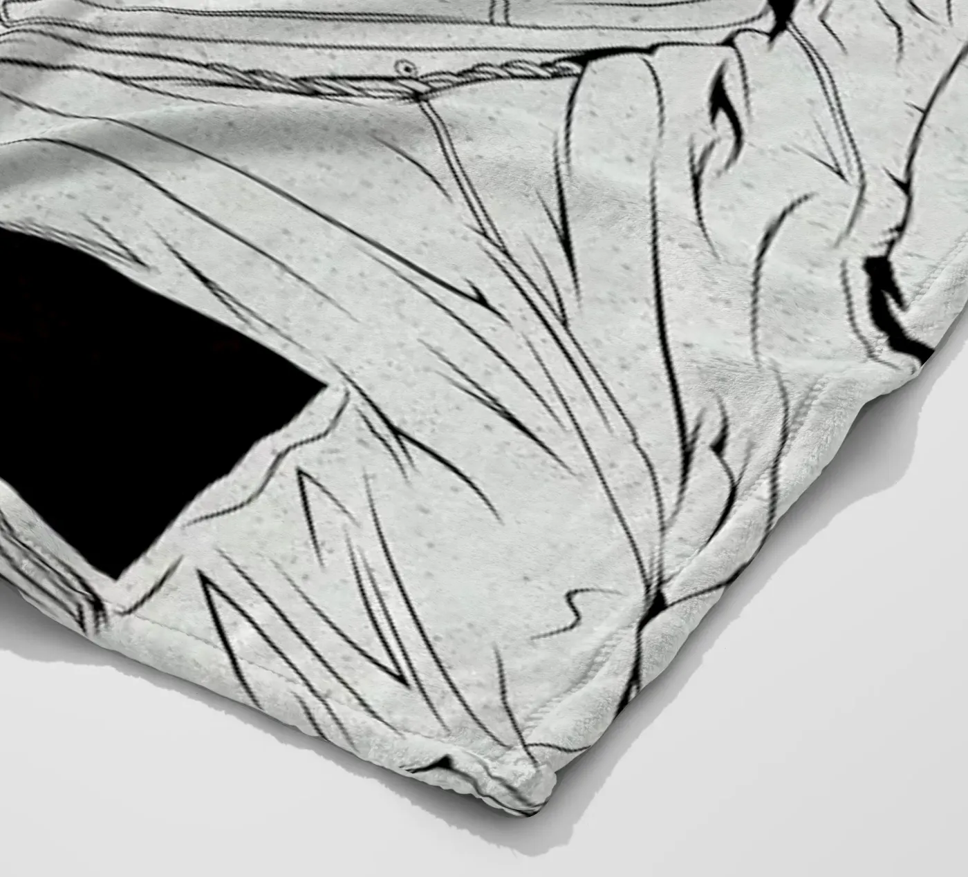 Astro White Fleecedecke von Cranio Dsgn