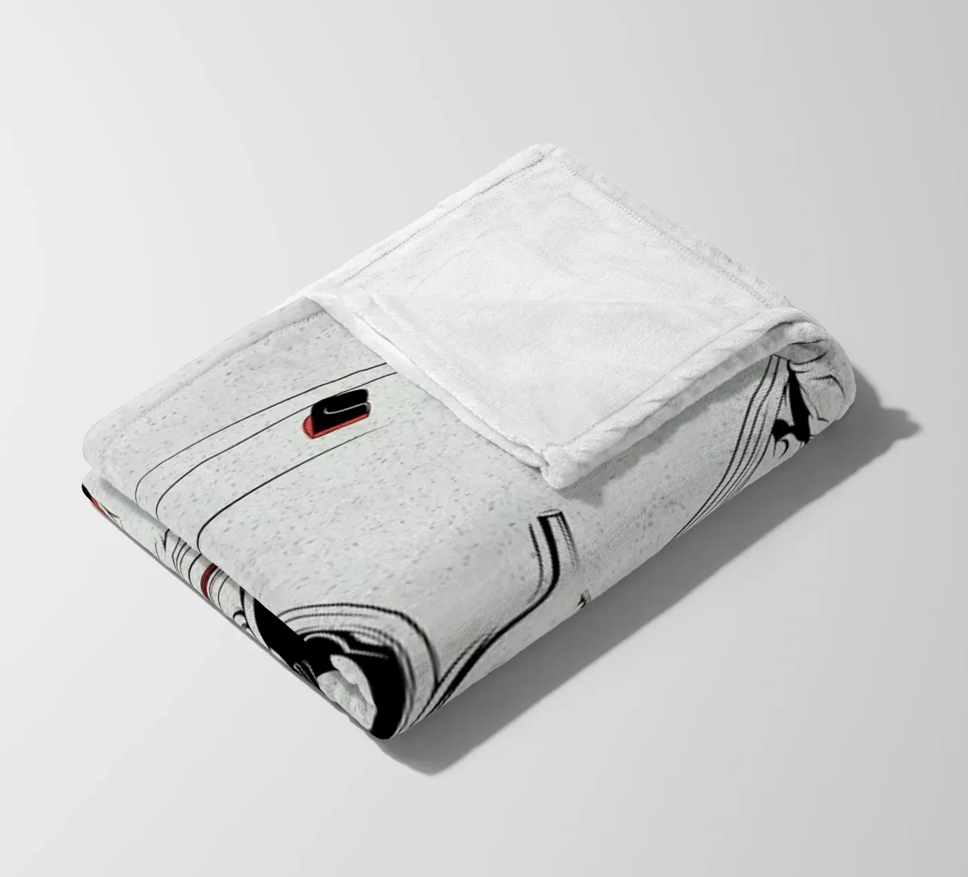 Astro White Fleecedecke von Cranio Dsgn