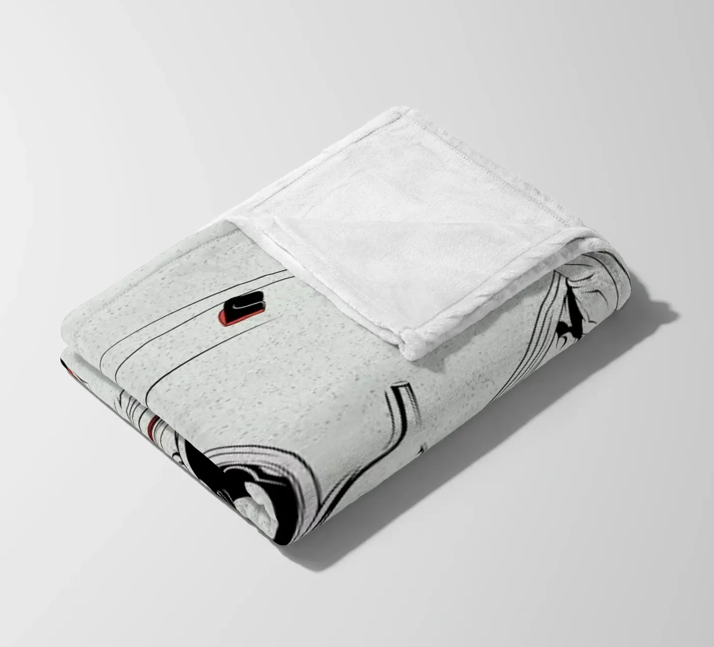 Astro White Fleecedecke von Cranio Dsgn