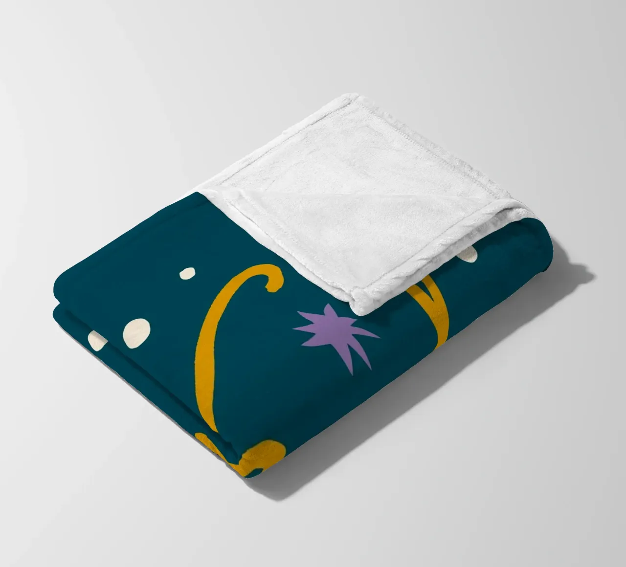 Happy Christmas No 22 coperta in pile da treechild