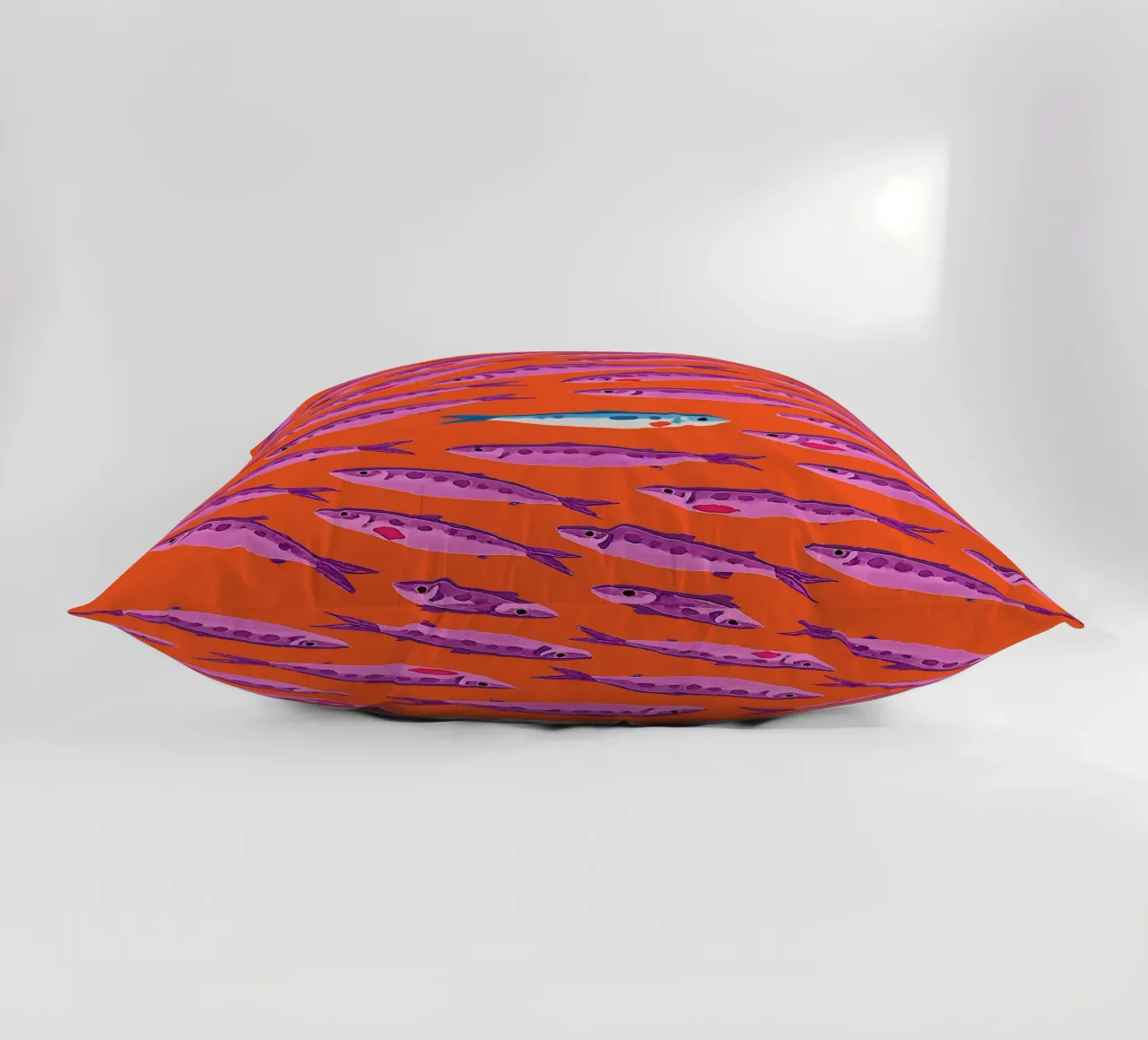 Non come gli altri - Pop-Art Fischbild cuscino da KUNSTstück