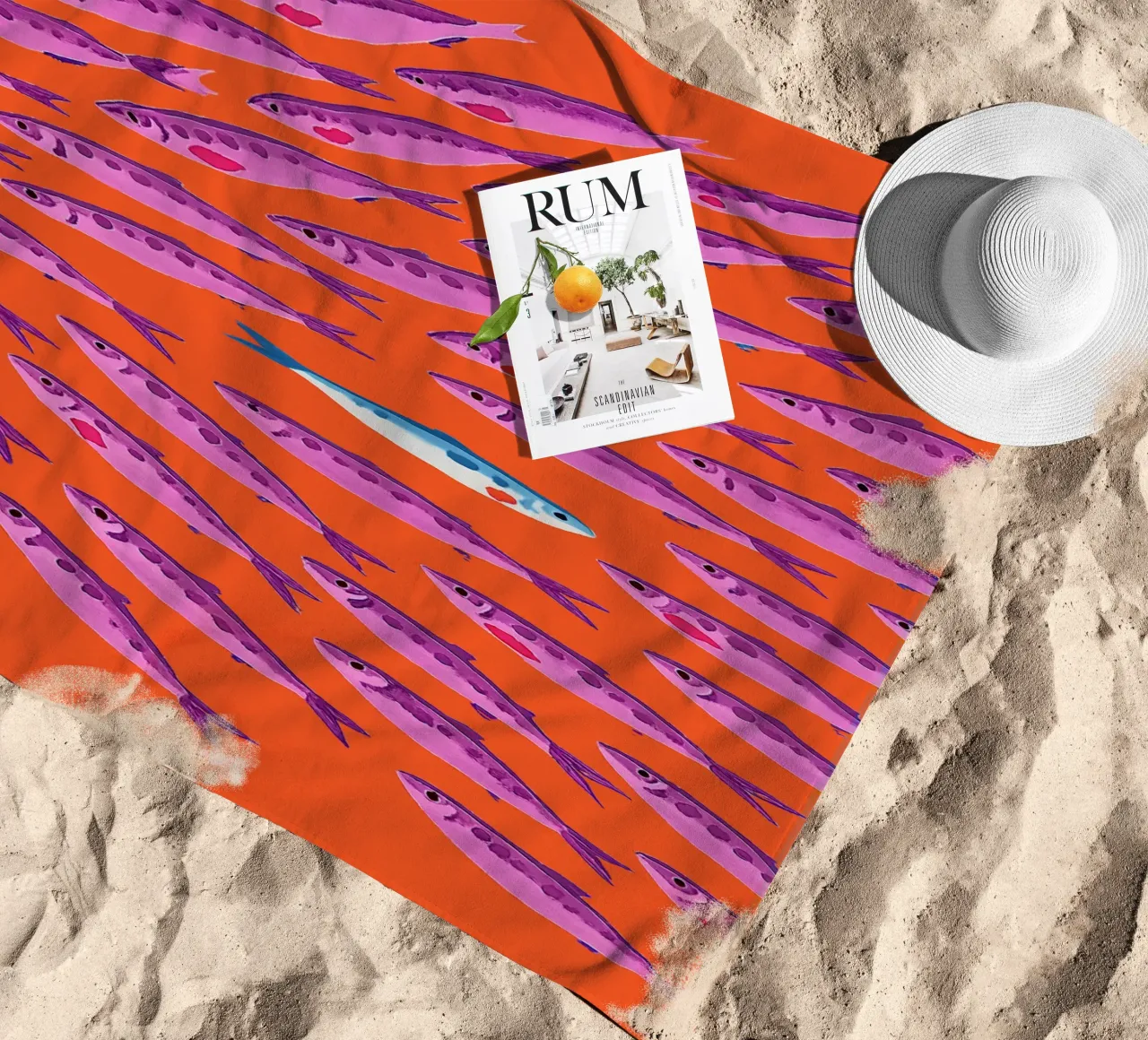 Non come gli altri - Pop-Art Fischbild telo mare da KUNSTstück