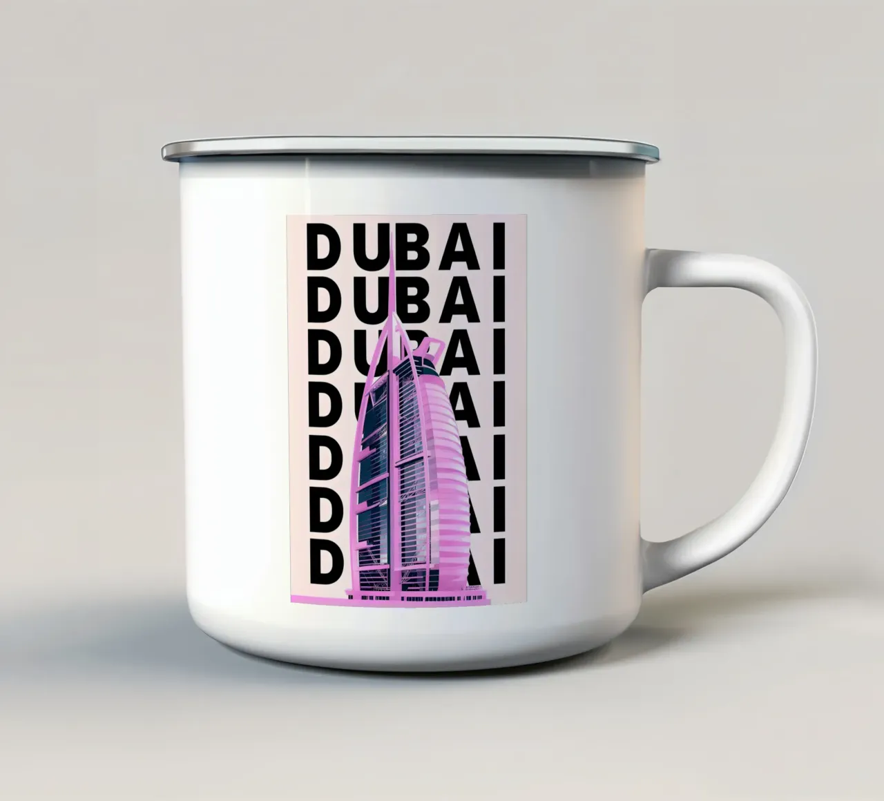 Dubai tazza in smalto da 🥝 KIWI STORE