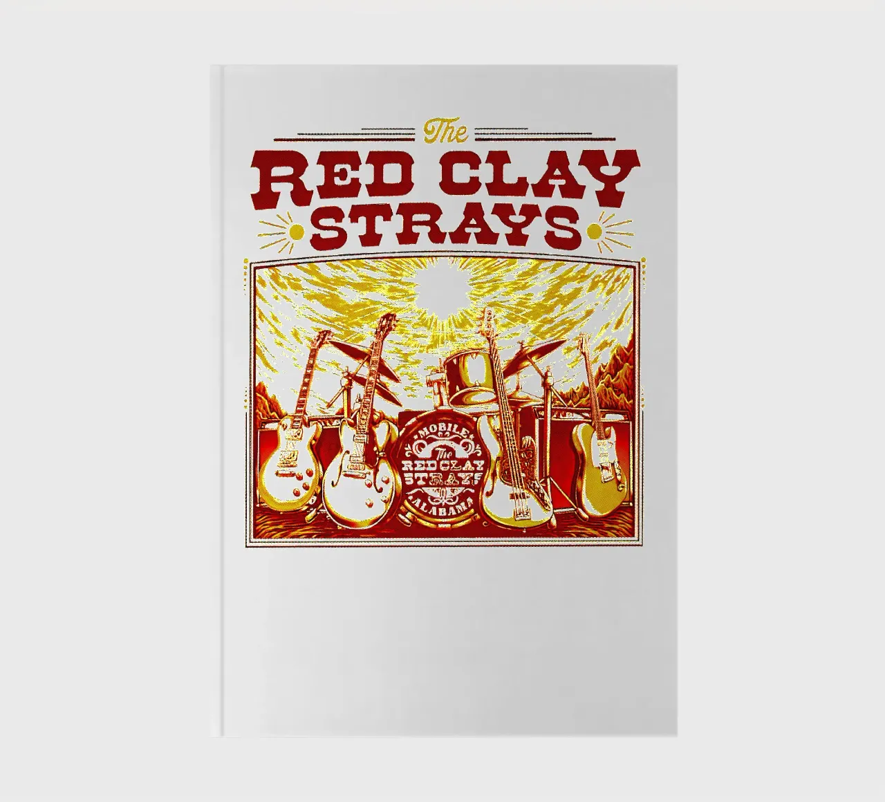 Rcs Red Clay Band Tour notebook by Music Fest