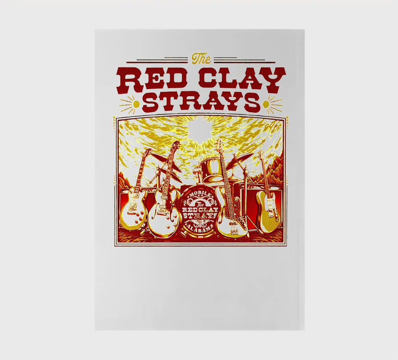 Rcs Red Clay Band Tour notebook by Music Fest