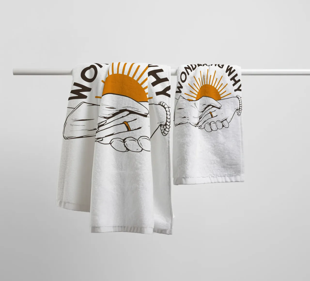 Wondering Why towel by Music Fest