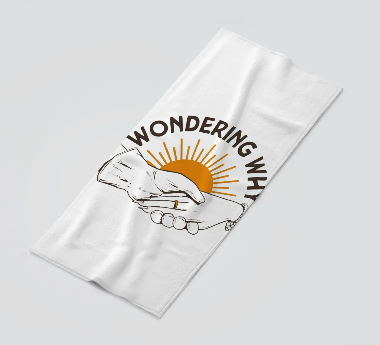 Wondering Why strandhanddoek van Music Fest