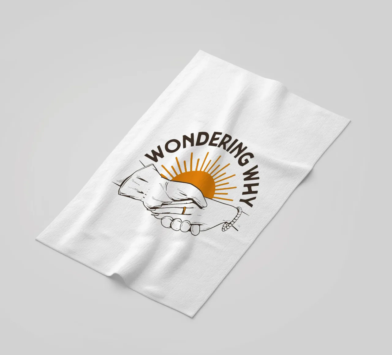 Wondering Why strandhanddoek van Music Fest