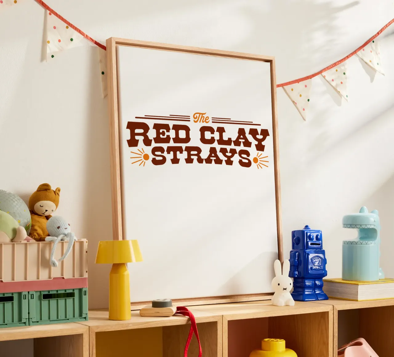 Red Clay Logo Tour canvas by Music Fest