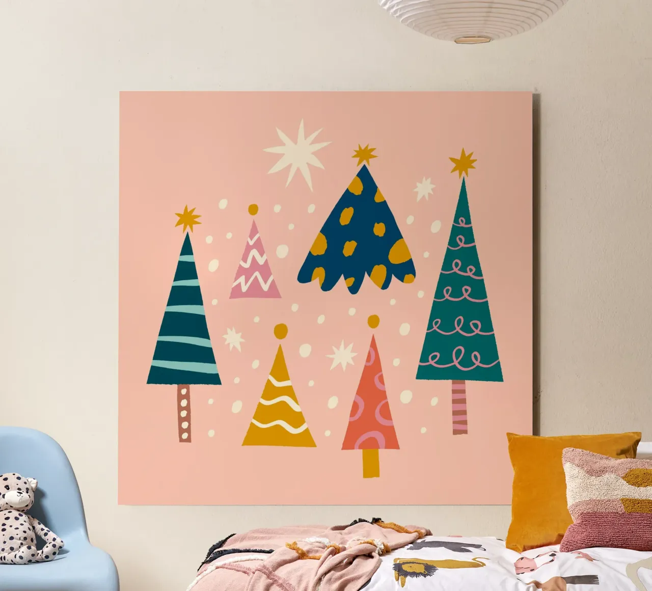 Happy Christmas No 41 alluminio dibond da treechild