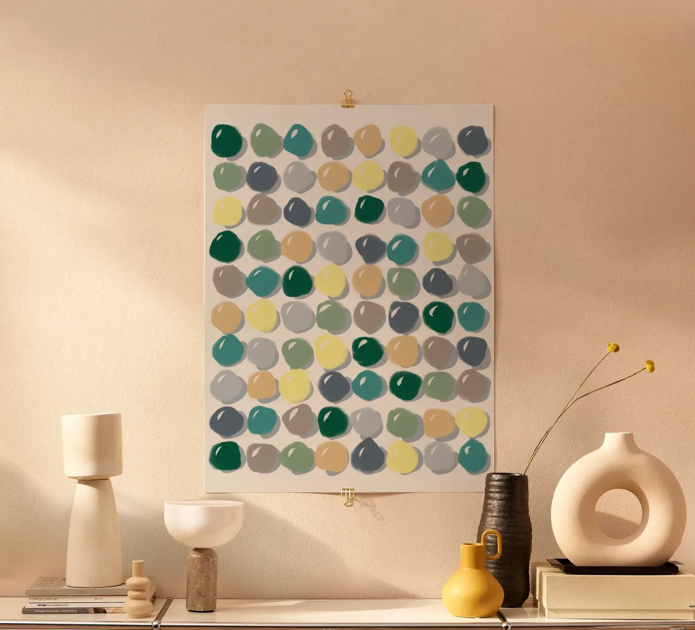 Pebbles poster van Viola