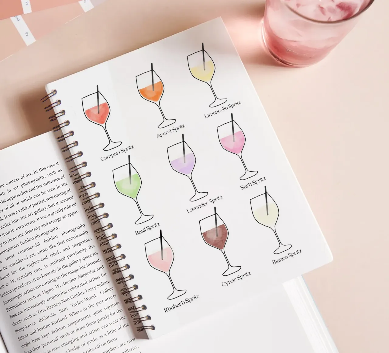 Spritz spiral notebook by Viola