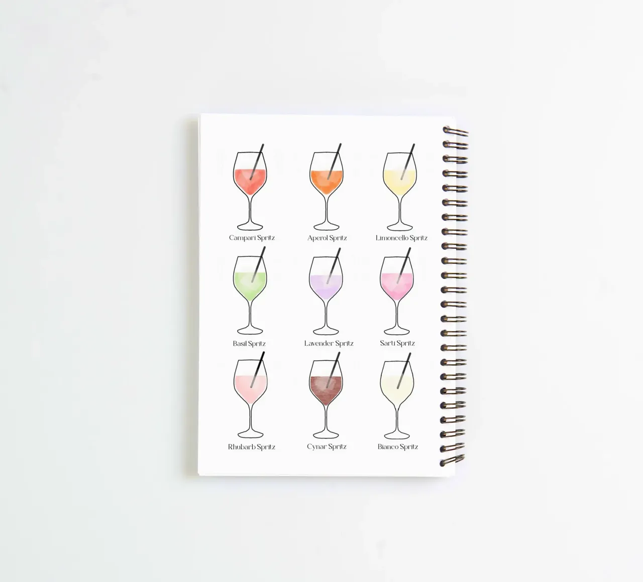 Spritz spiral notebook by Viola