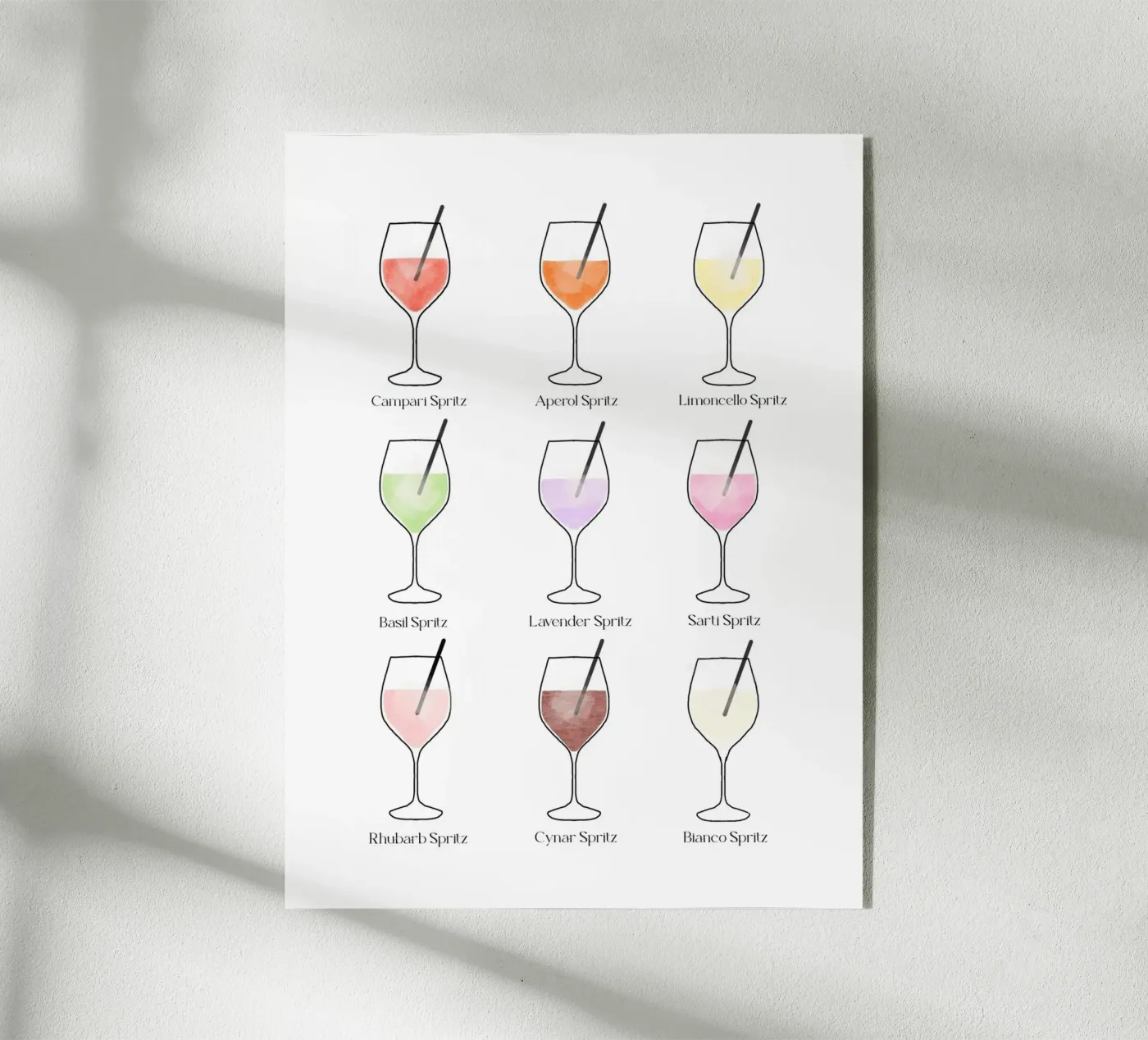Spritz acrylic glass by Viola