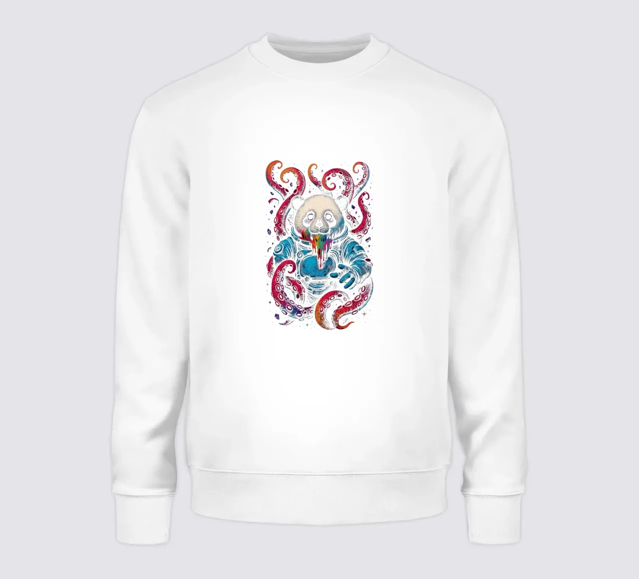 Cosmic Panda Kraken felpa da BadrBrand