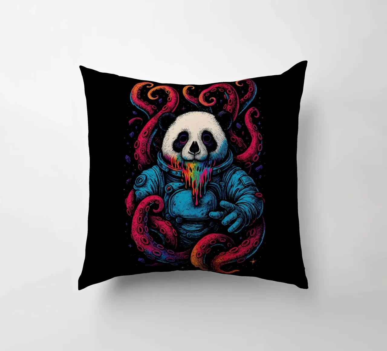 Cosmic Panda Kraken cuscino da BadrBrand