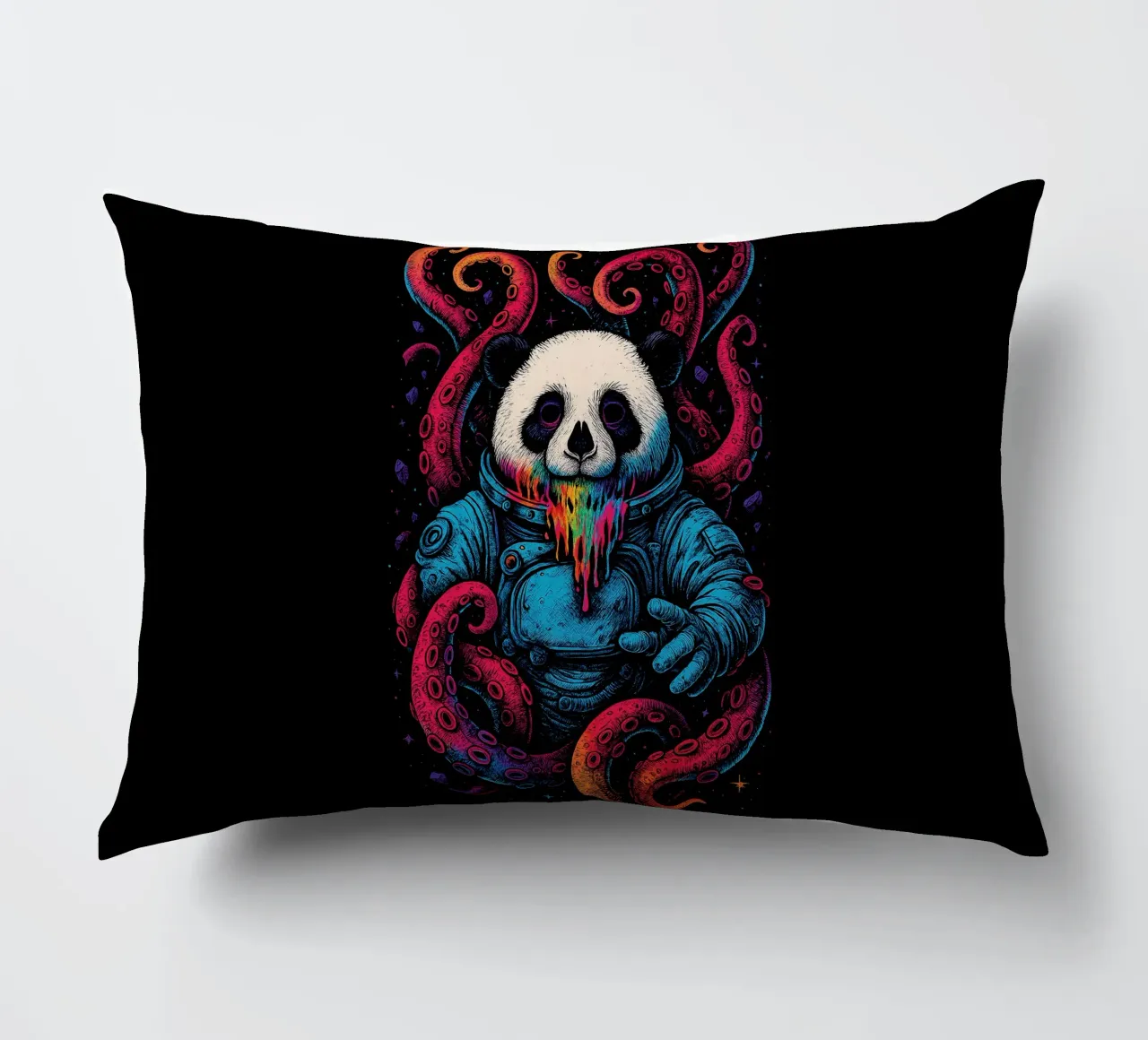 Cosmic Panda Kraken cuscino da BadrBrand