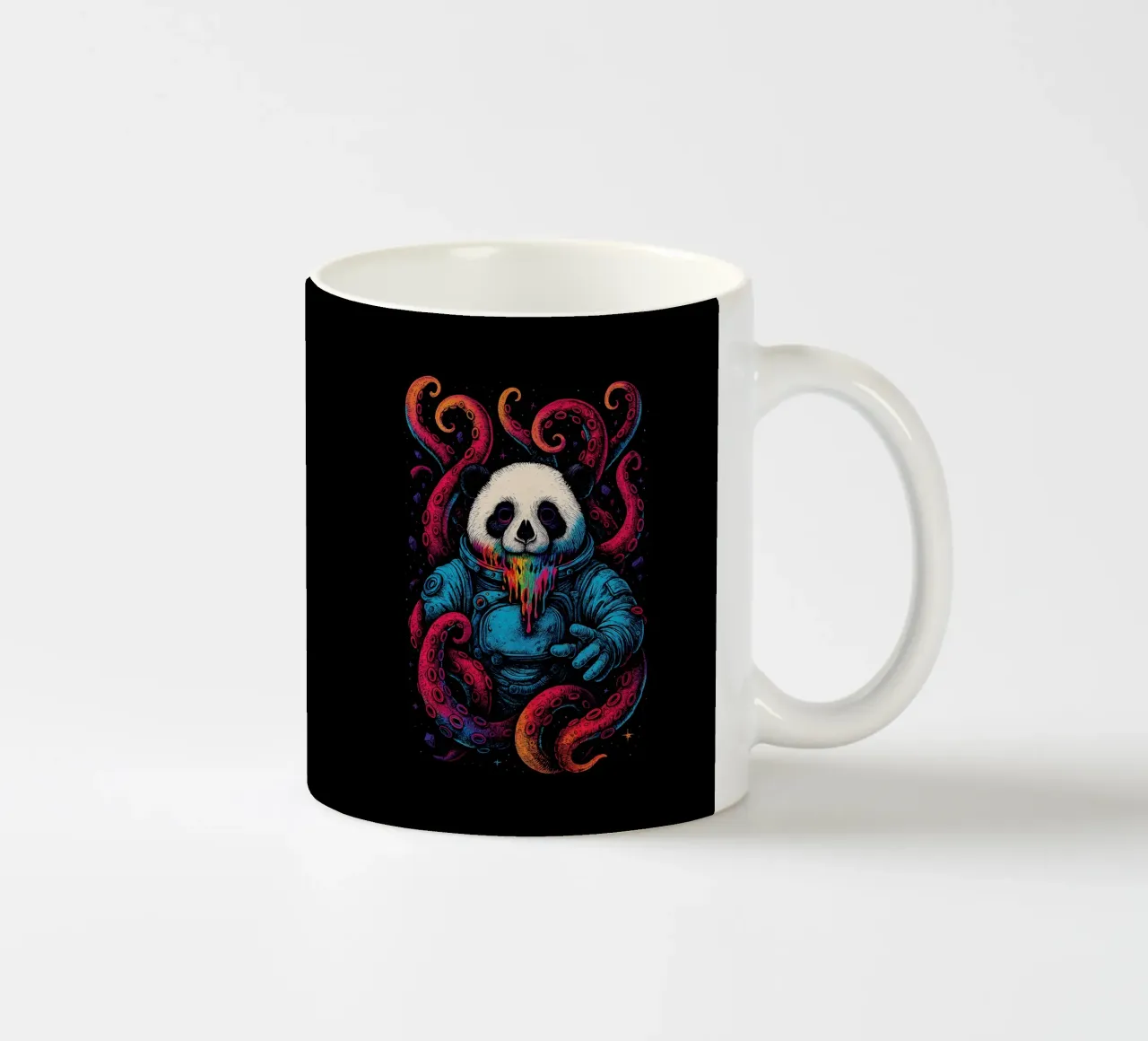 Cosmic Panda Kraken tazza in ceramica da BadrBrand