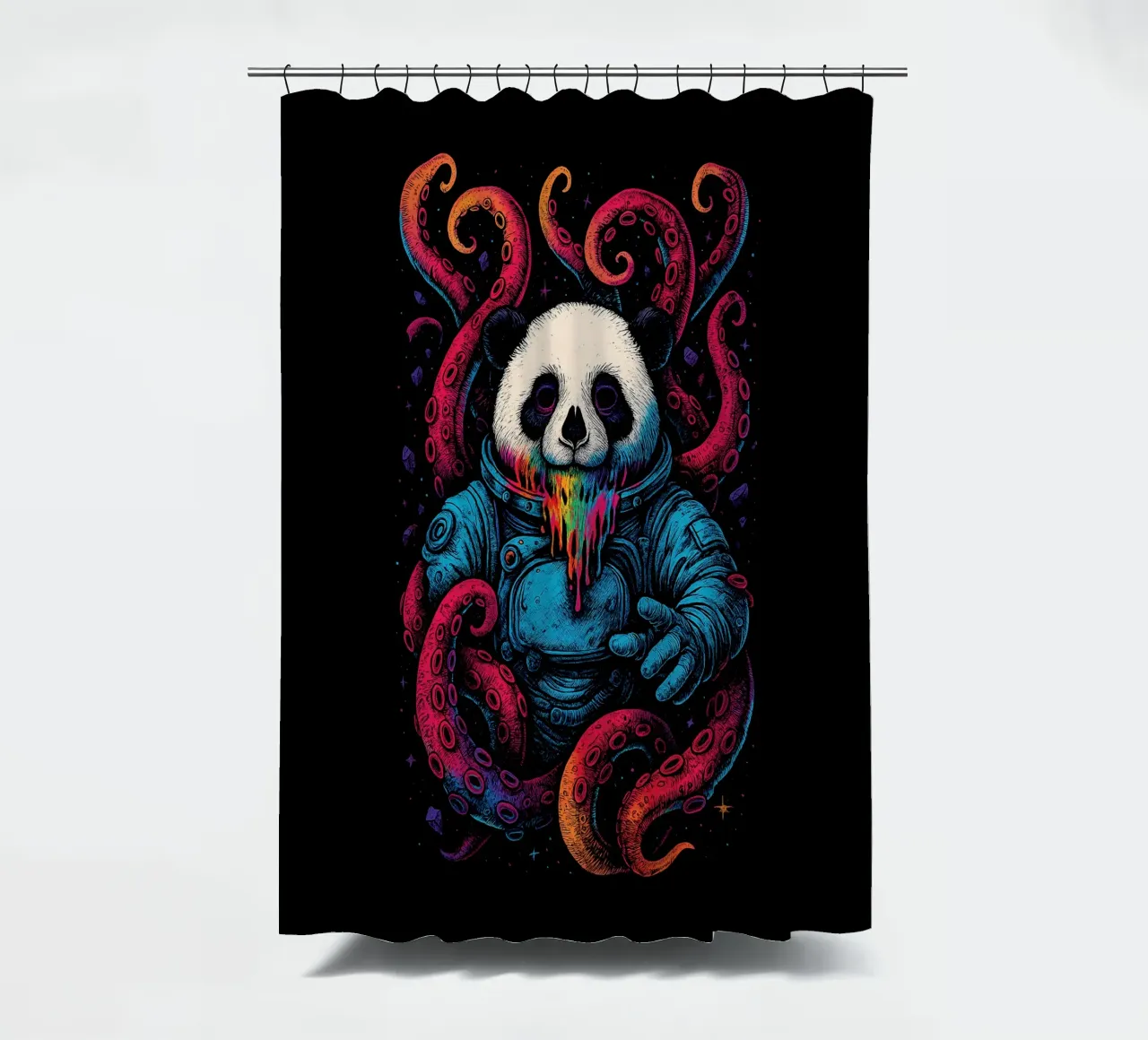 Cosmic Panda Kraken tenda da doccia da BadrBrand
