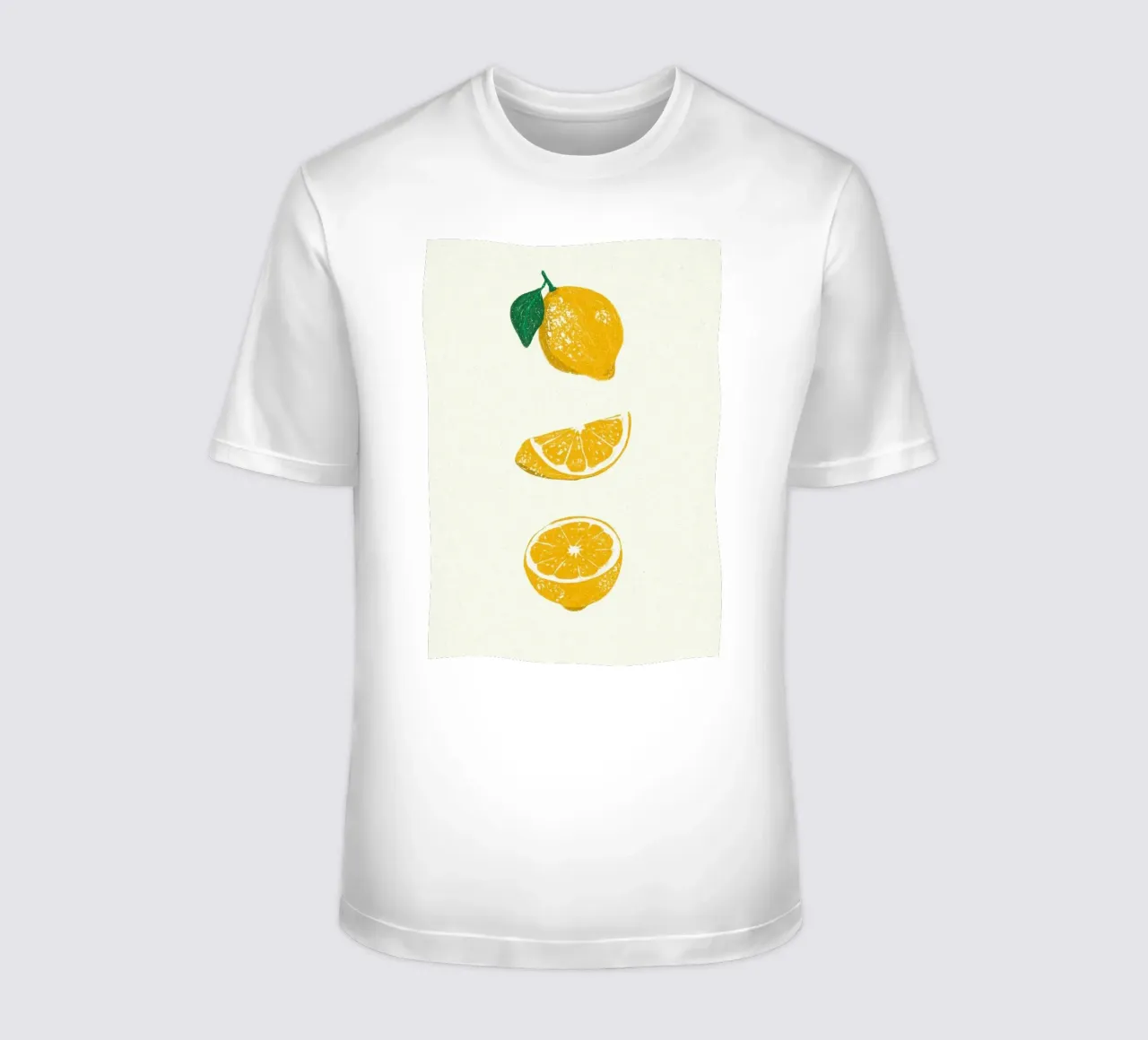 fetta di agrumi al limone t-shirt da Abigail Ellis