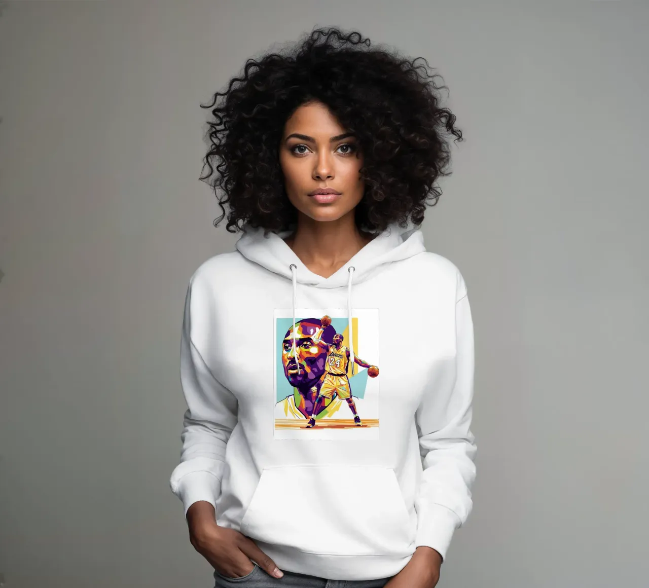 Kobe Bryant-WPAP art 1 felpa con cappuccio da Hantamrata