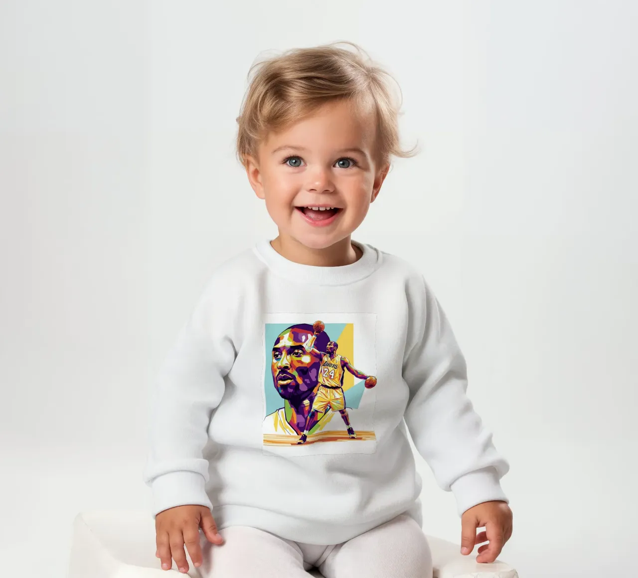 Kobe Bryant-WPAP art 1 felpa neonato da Hantamrata