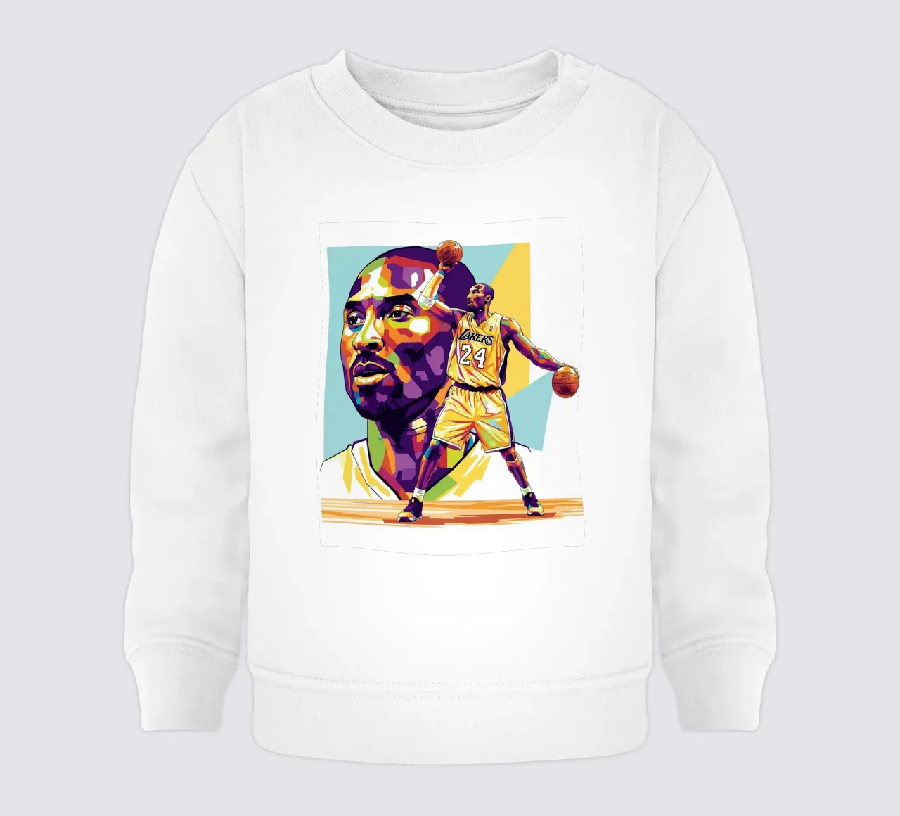 Kobe Bryant-WPAP art 1 felpa neonato da Hantamrata