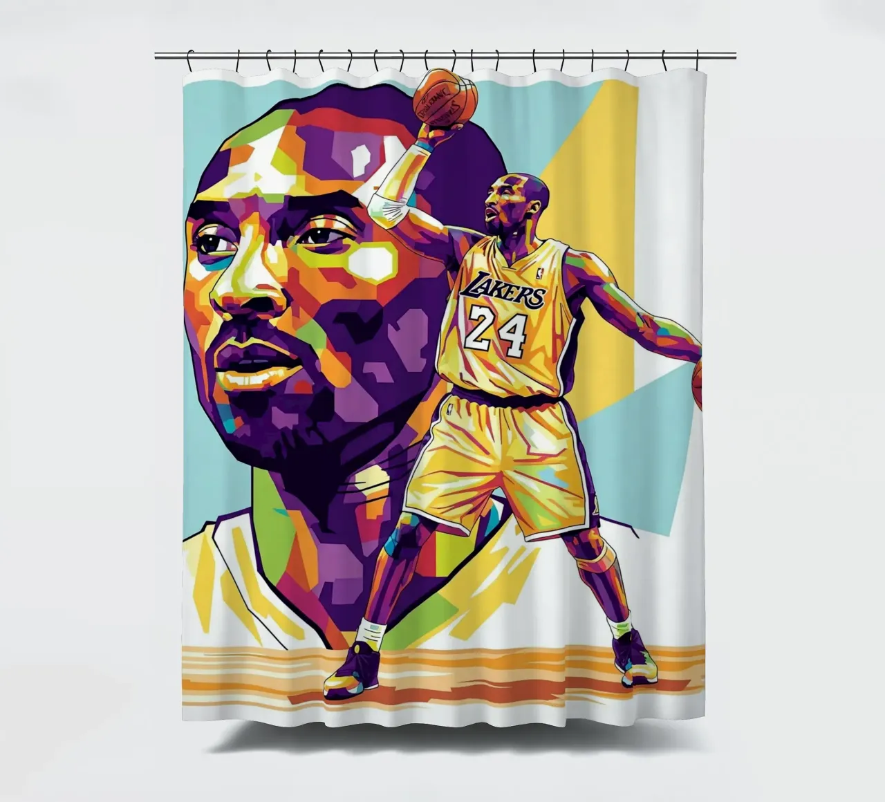 Kobe Bryant-WPAP art 1 tenda da doccia da Hantamrata