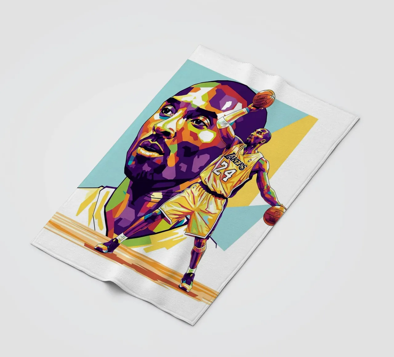Kobe Bryant-WPAP art 1 coperta in pile da Hantamrata