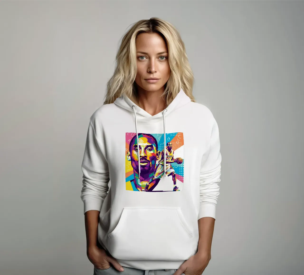 Kobe Bryant-WPAP art 2 felpa con cappuccio da Hantamrata