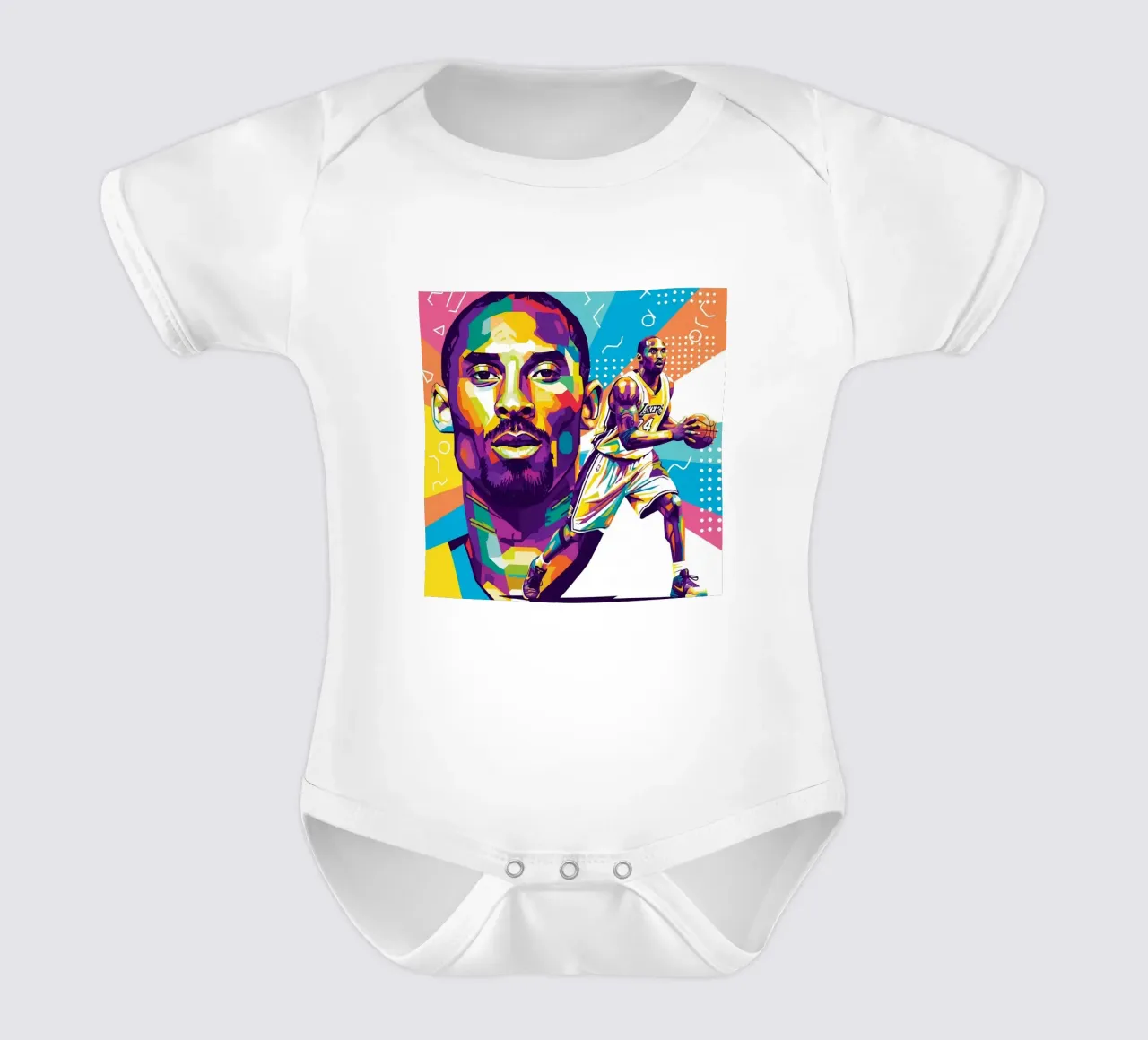 Kobe Bryant-WPAP art 2 body neonato maniche corte da Hantamrata