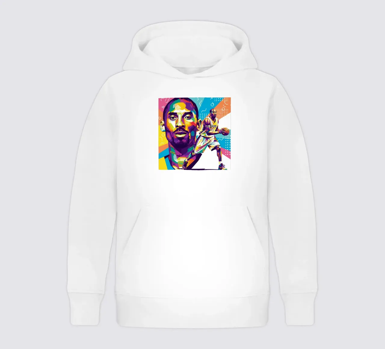 Kobe Bryant-WPAP art 2 felpa bambino con cappuccio da Hantamrata