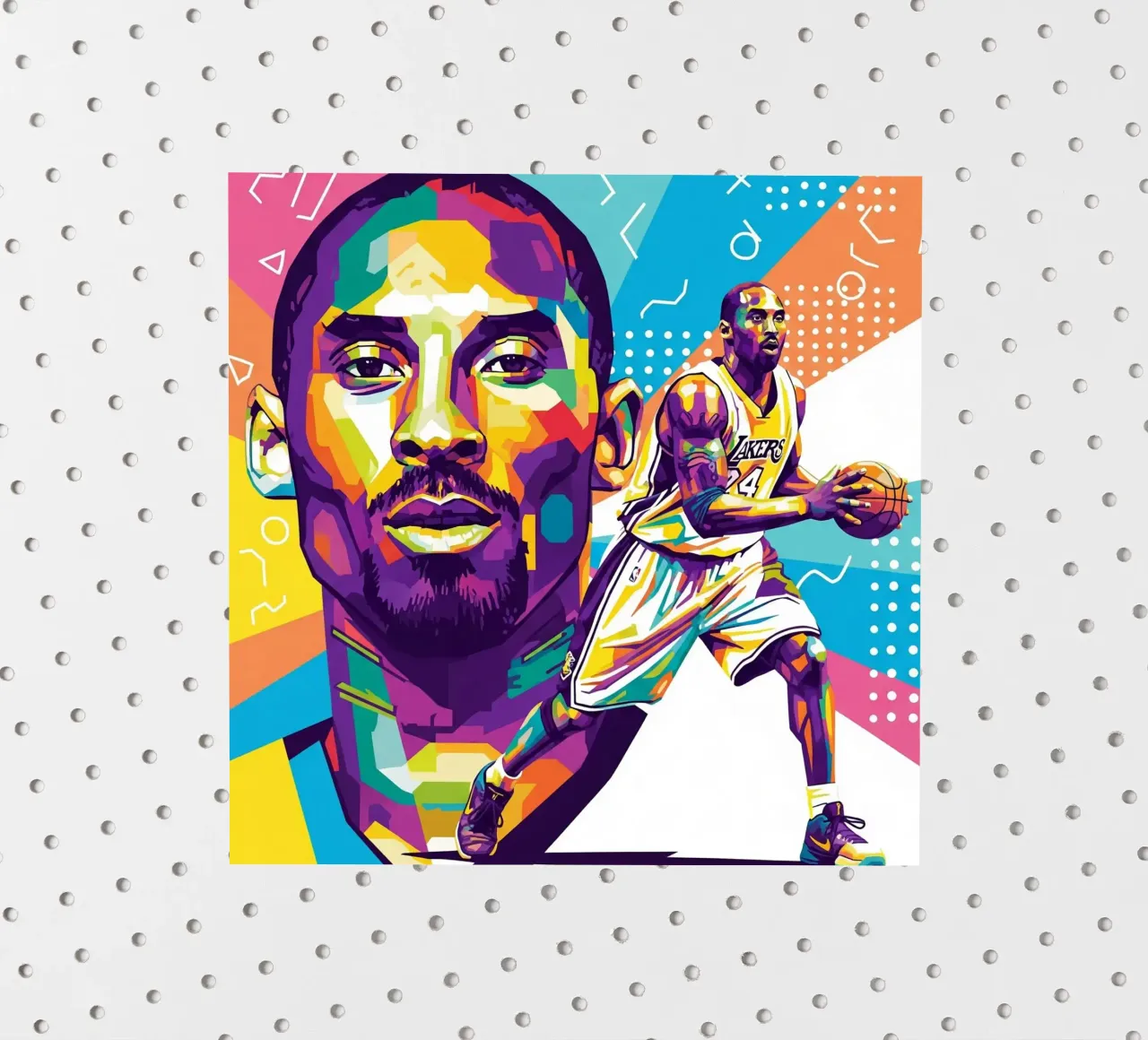 Kobe Bryant-WPAP art 2 adesivo da Hantamrata