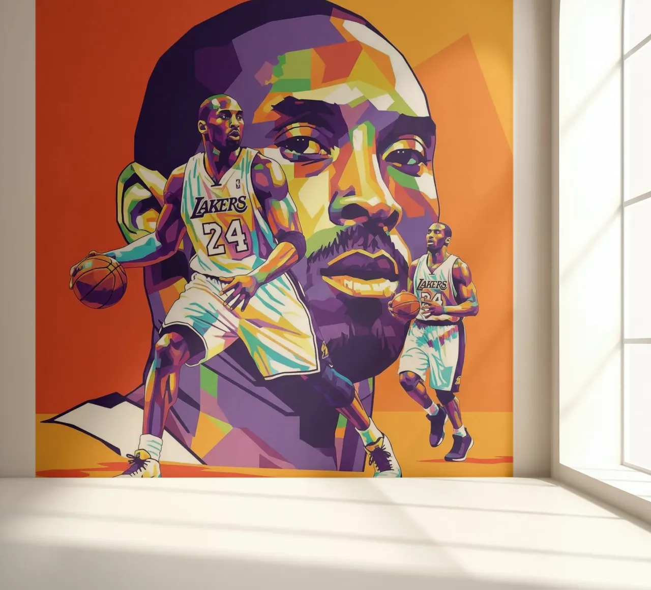 Kobe Bryant-WPAP art 4 photo wallpaper by Hantamrata
