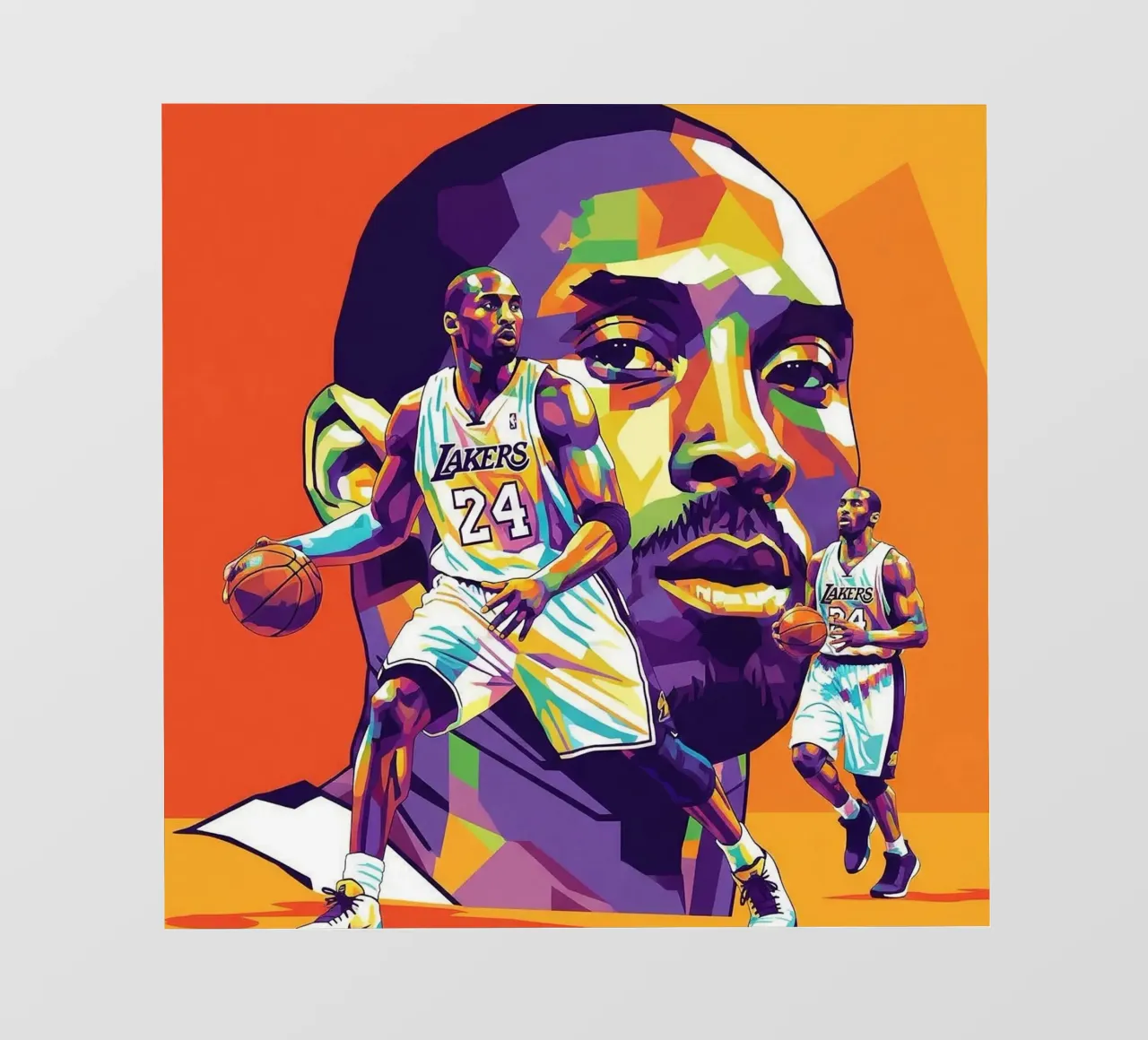 Kobe Bryant-WPAP art 4 photo wallpaper by Hantamrata