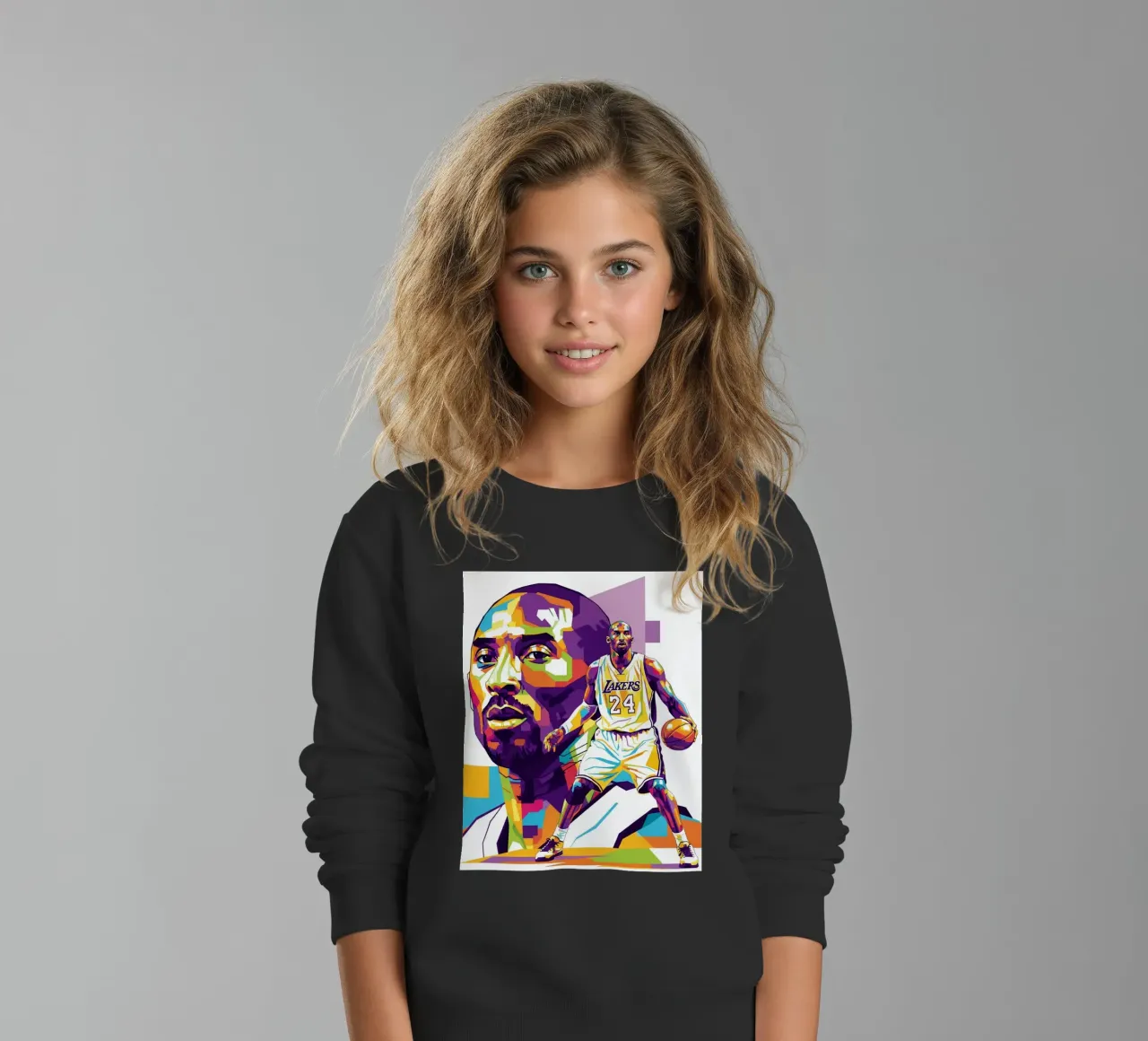 Kobe Bryant-WPAP art 3 felpa bambino da Hantamrata