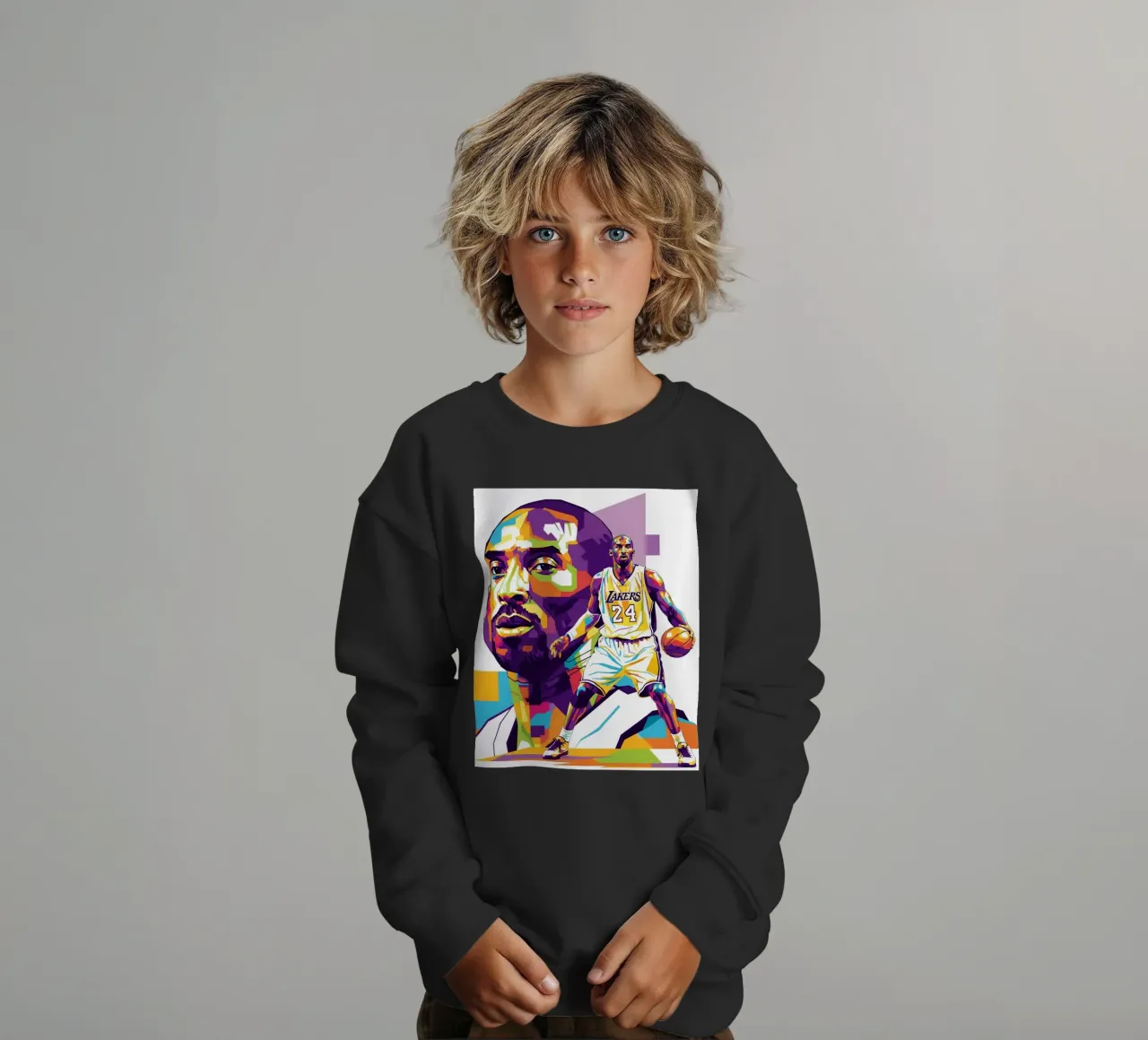 Kobe Bryant-WPAP art 3 felpa bambino da Hantamrata