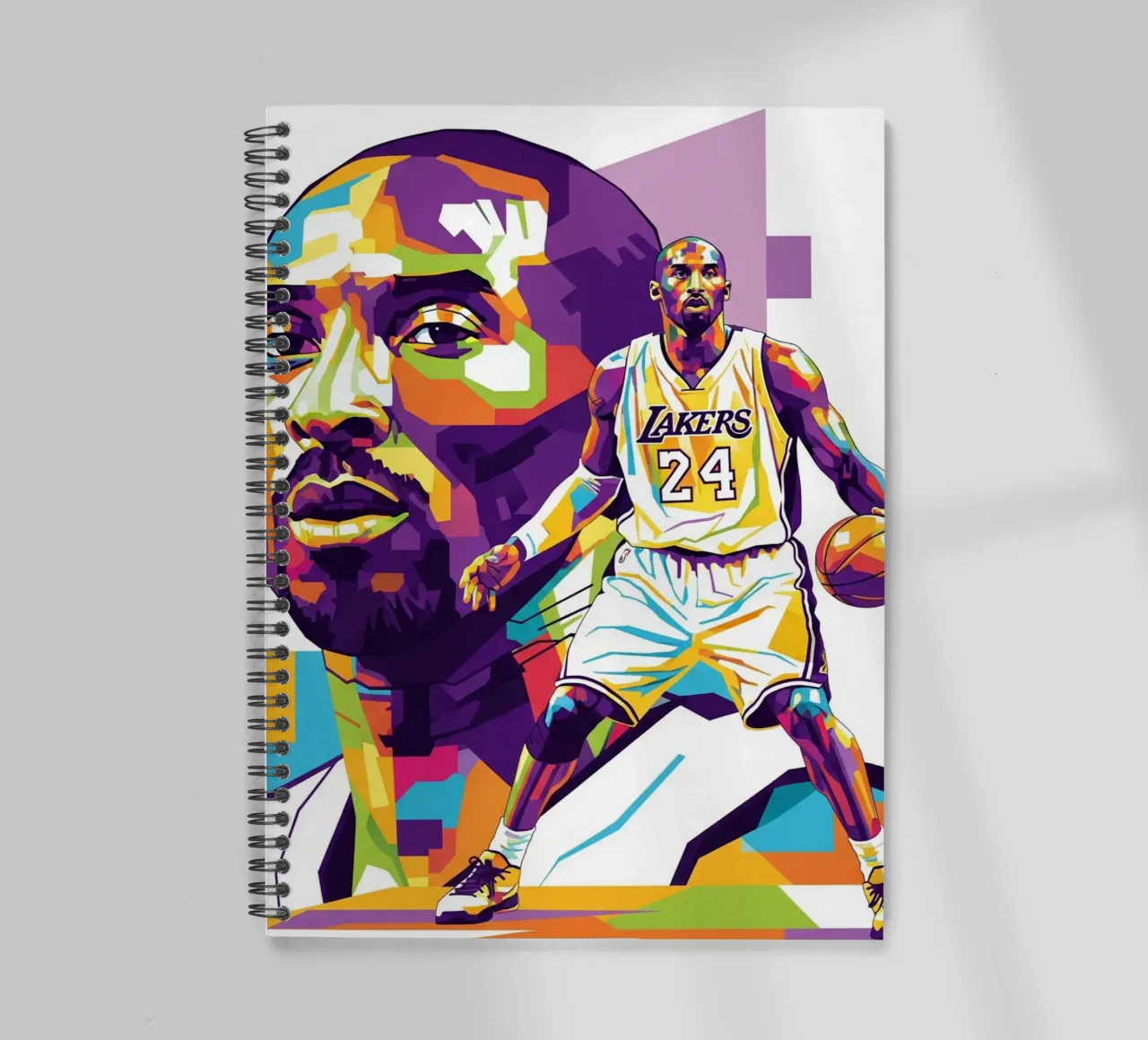 Kobe Bryant-WPAP art 3 diario ad anelli da Hantamrata