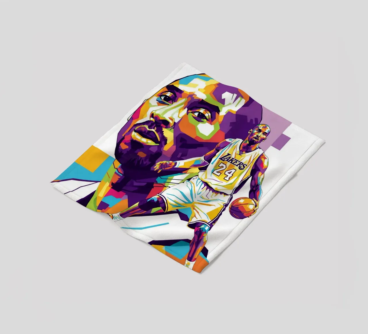 Kobe Bryant-WPAP art 3 coperta in pile da Hantamrata
