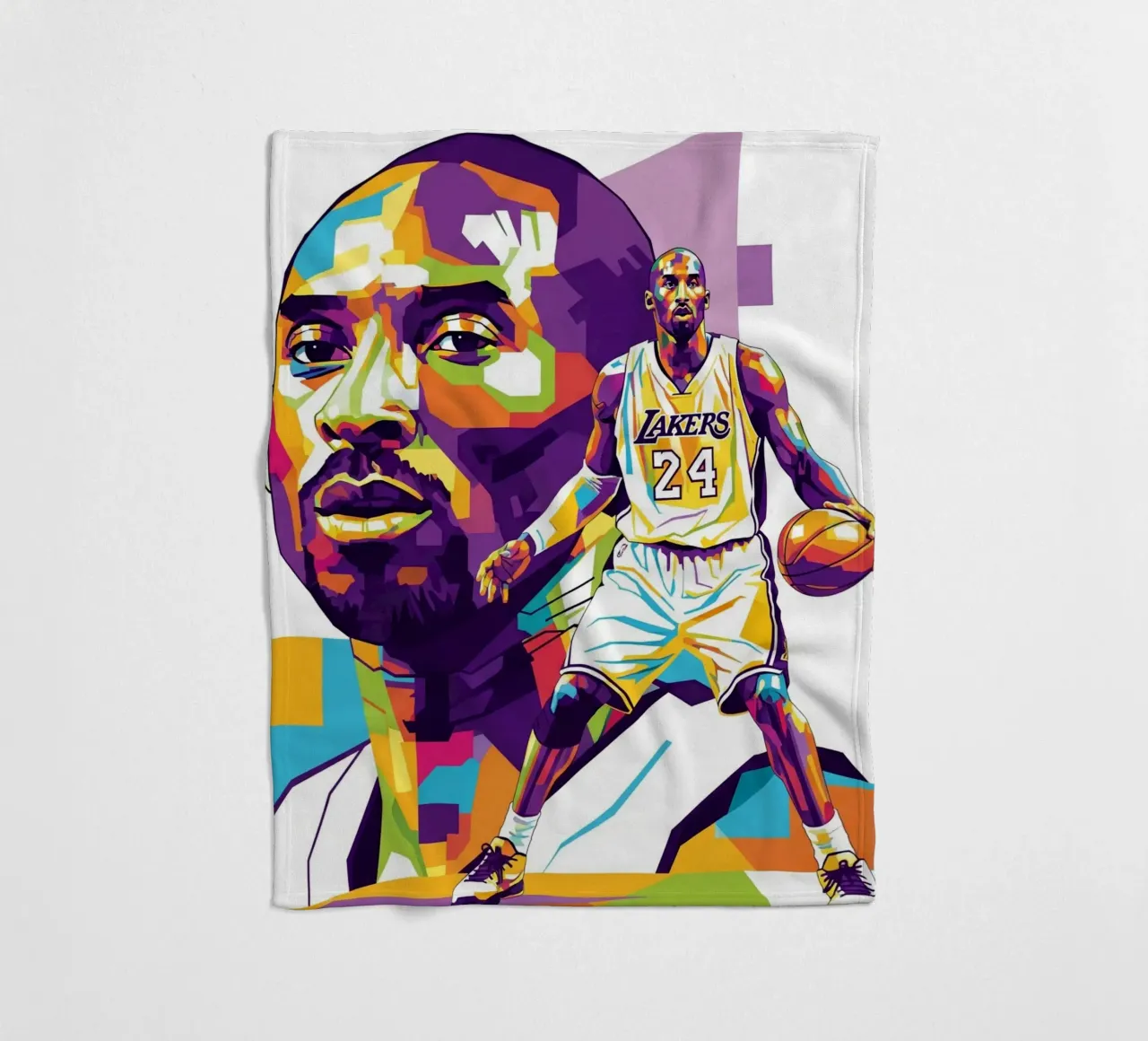 Kobe Bryant-WPAP art 3 coperta in pile da Hantamrata