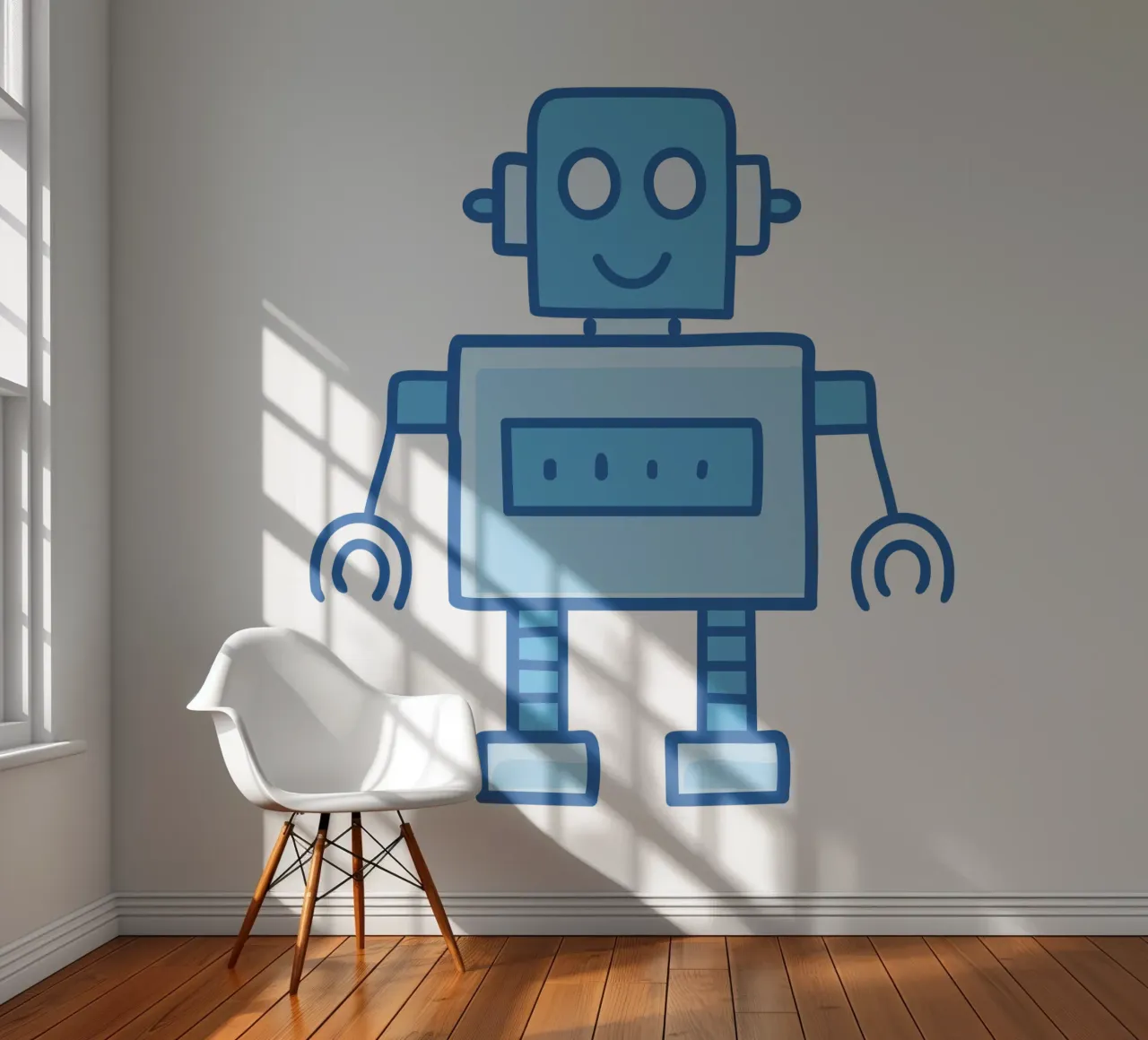 Ptit Robot 7 papel para pared de Rezh creations