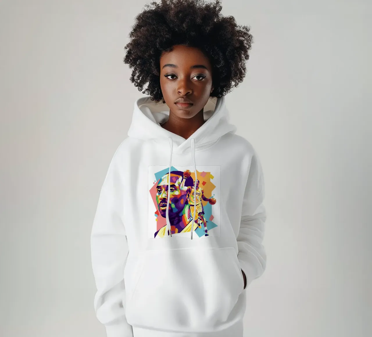 Kobe Bryant-WPAP art 5 felpa con cappuccio da Hantamrata