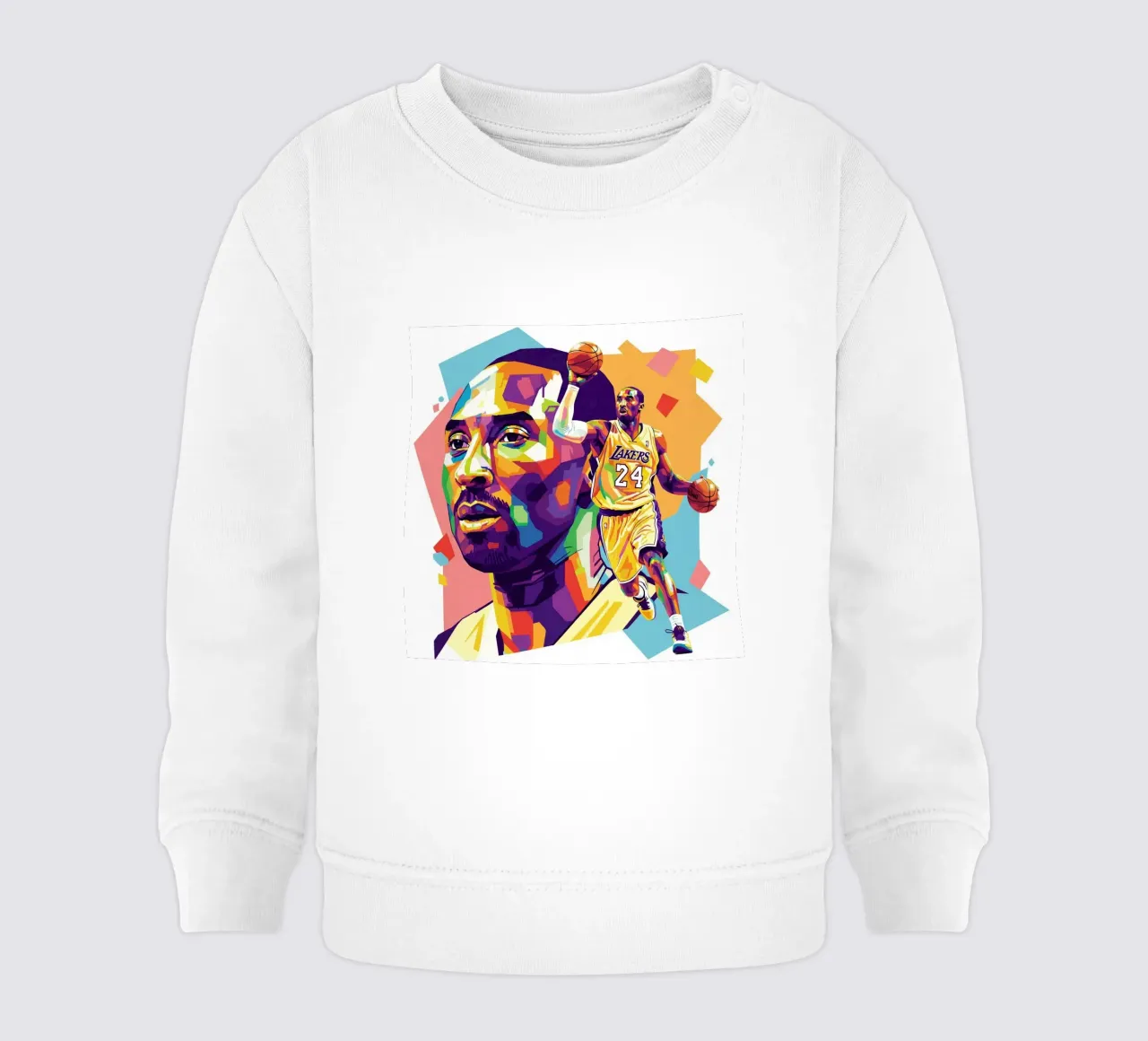 Kobe Bryant-WPAP art 5 felpa neonato da Hantamrata