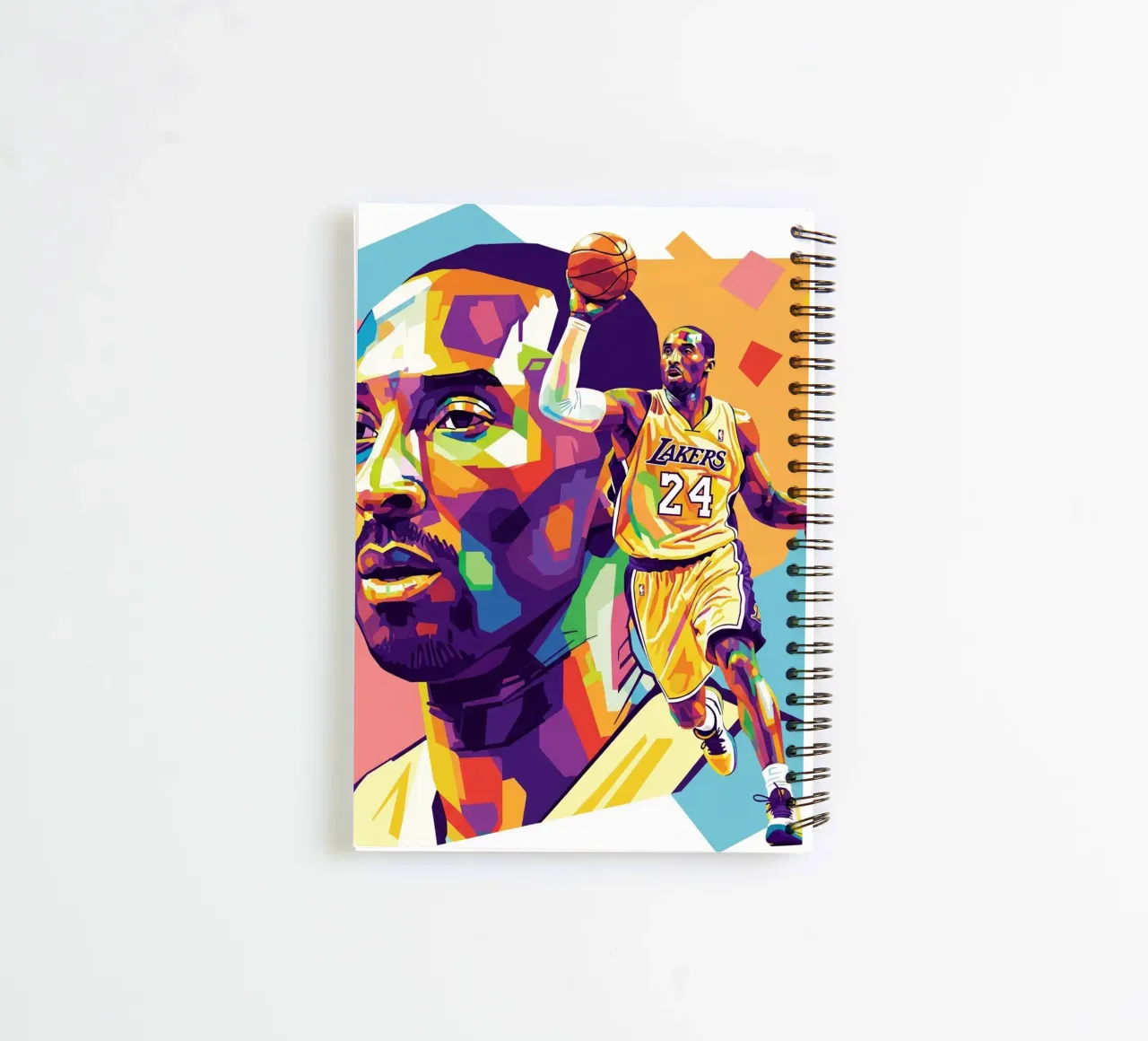 Kobe Bryant-WPAP art 5 diario ad anelli da Hantamrata