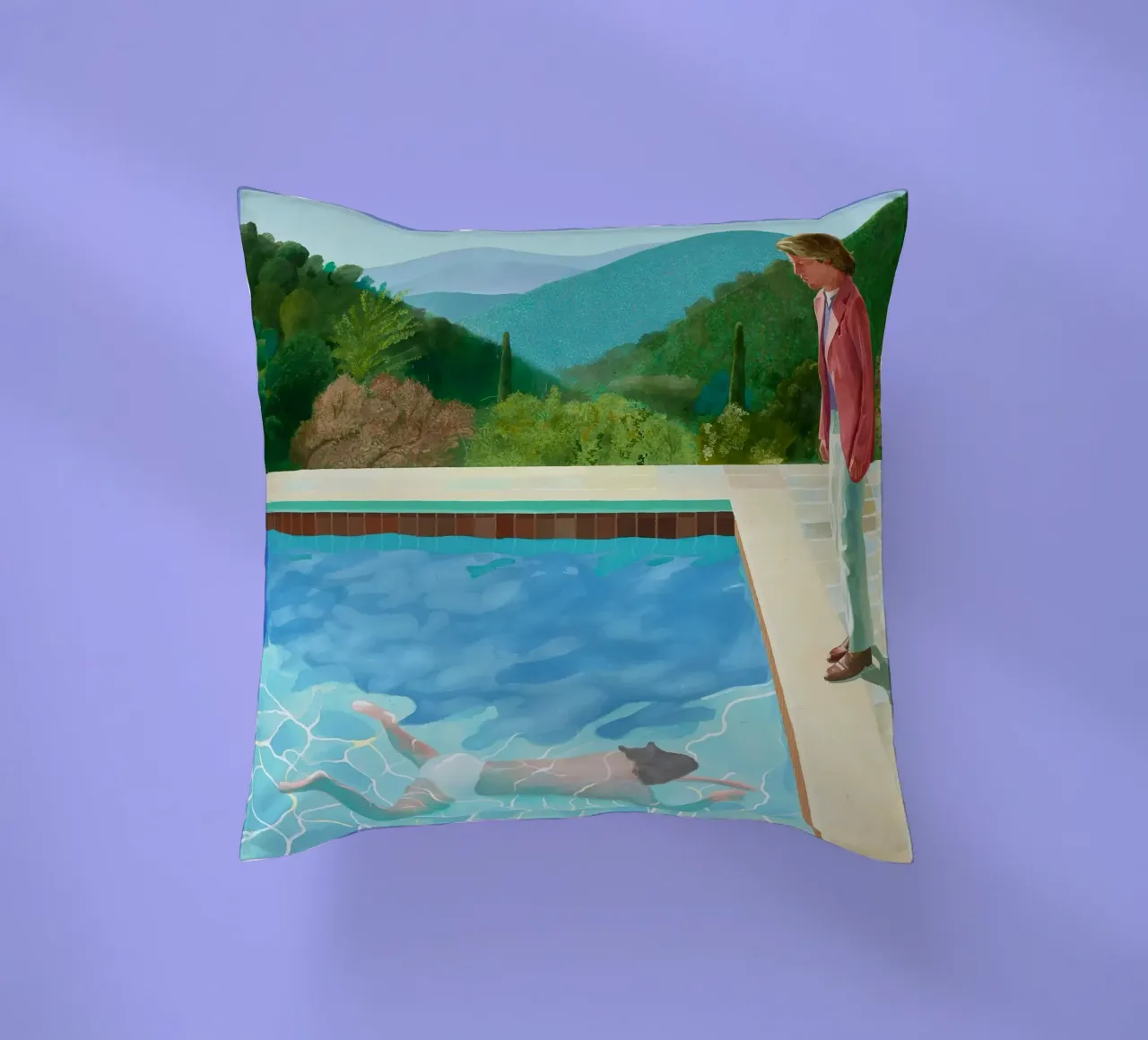 Swimming Pool cuscino da janetlynn
