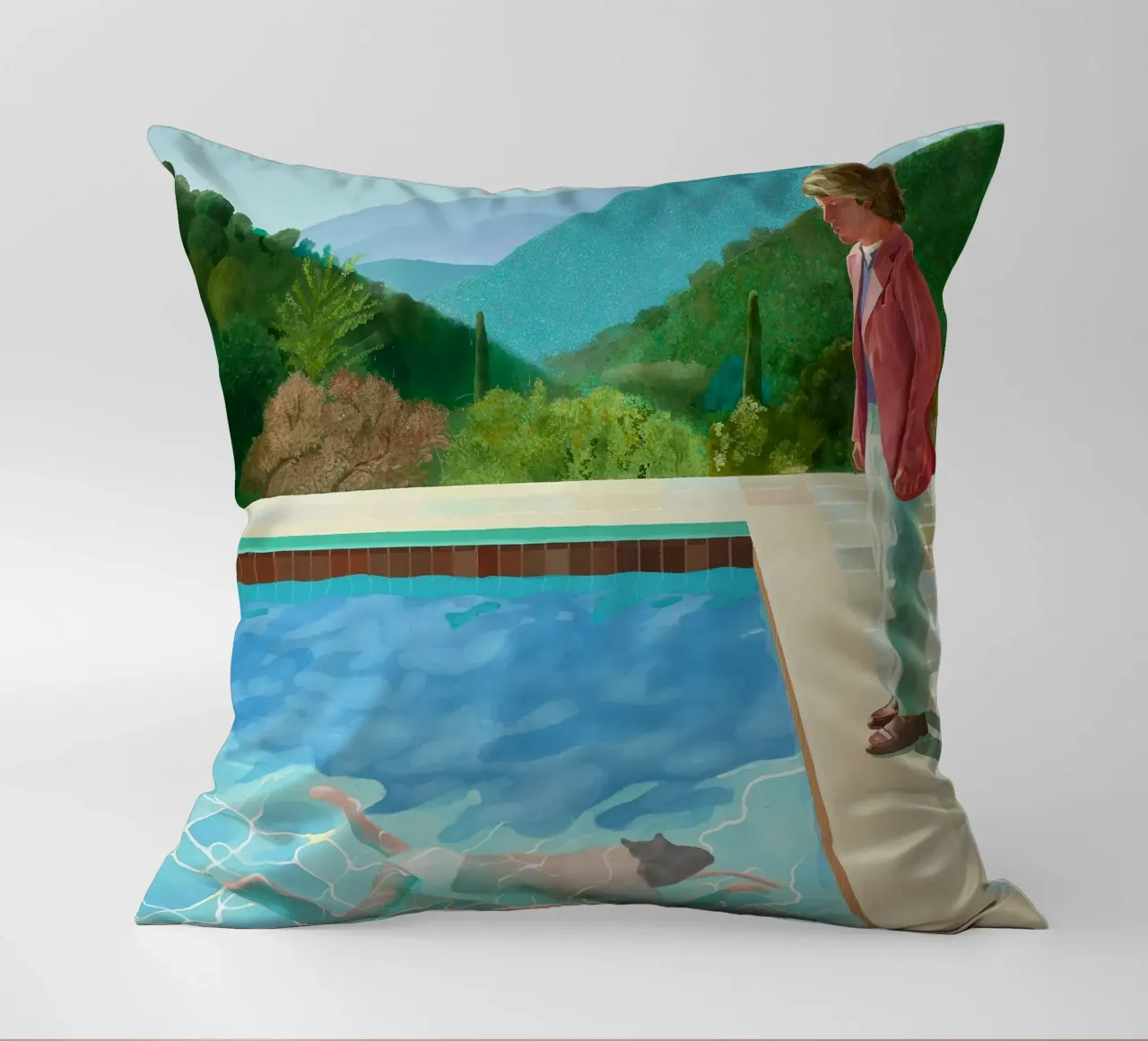 Swimming Pool cuscino da janetlynn