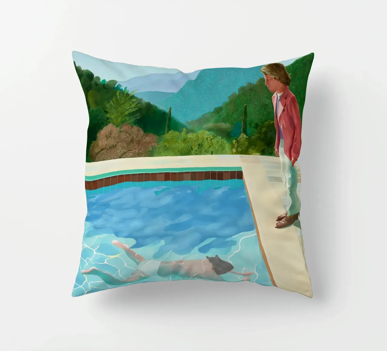 Swimming Pool cuscino da janetlynn