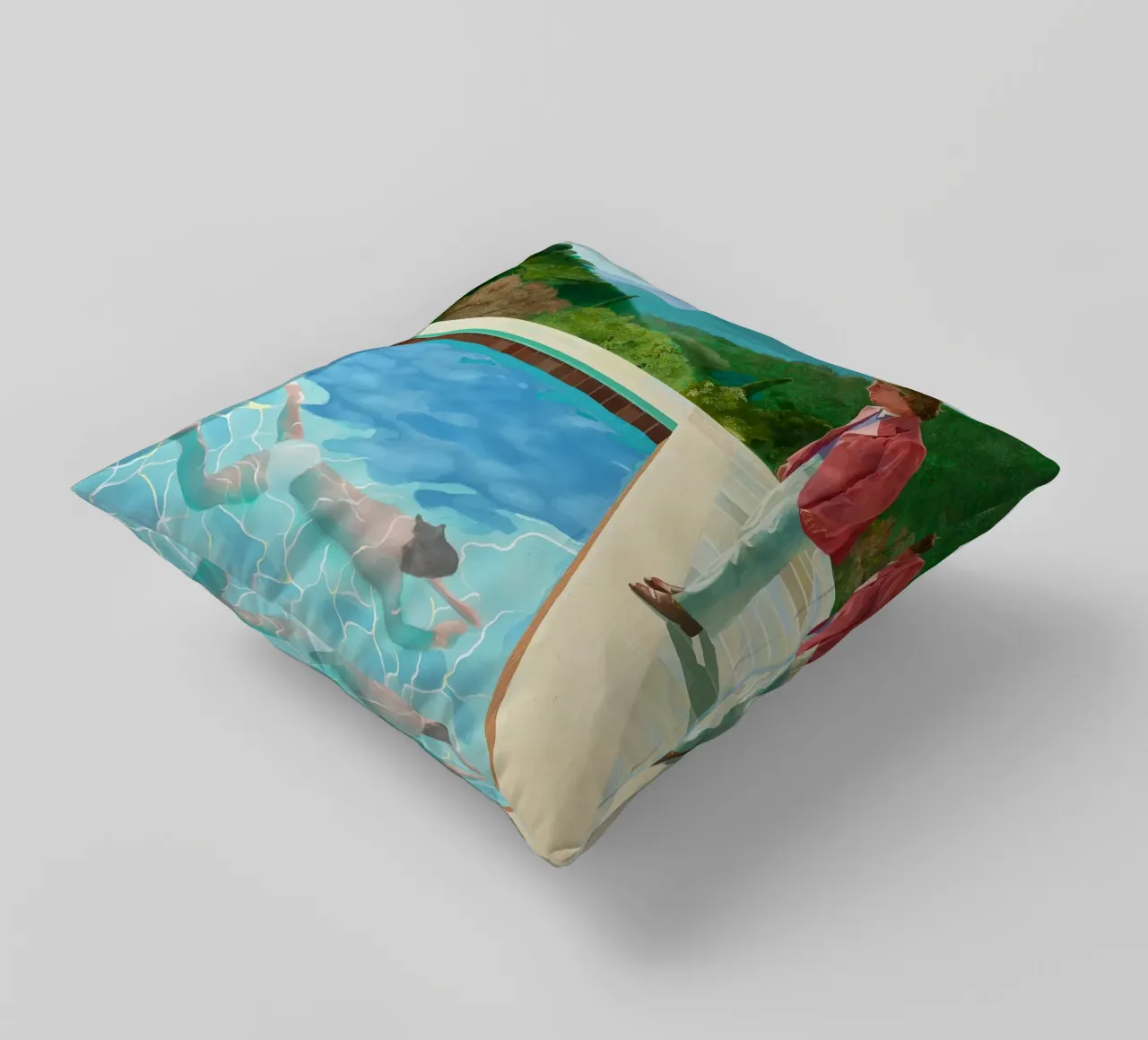 Swimming Pool cuscino da janetlynn