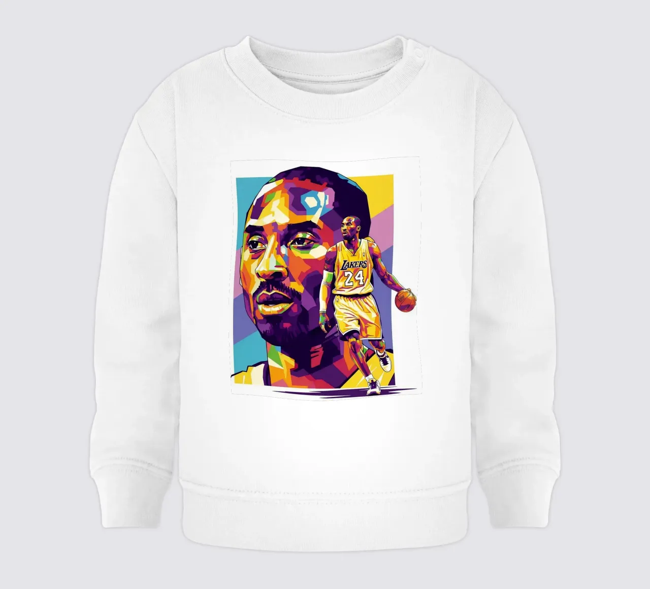 Kobe Bryant-WPAP art 6 felpa neonato da Hantamrata