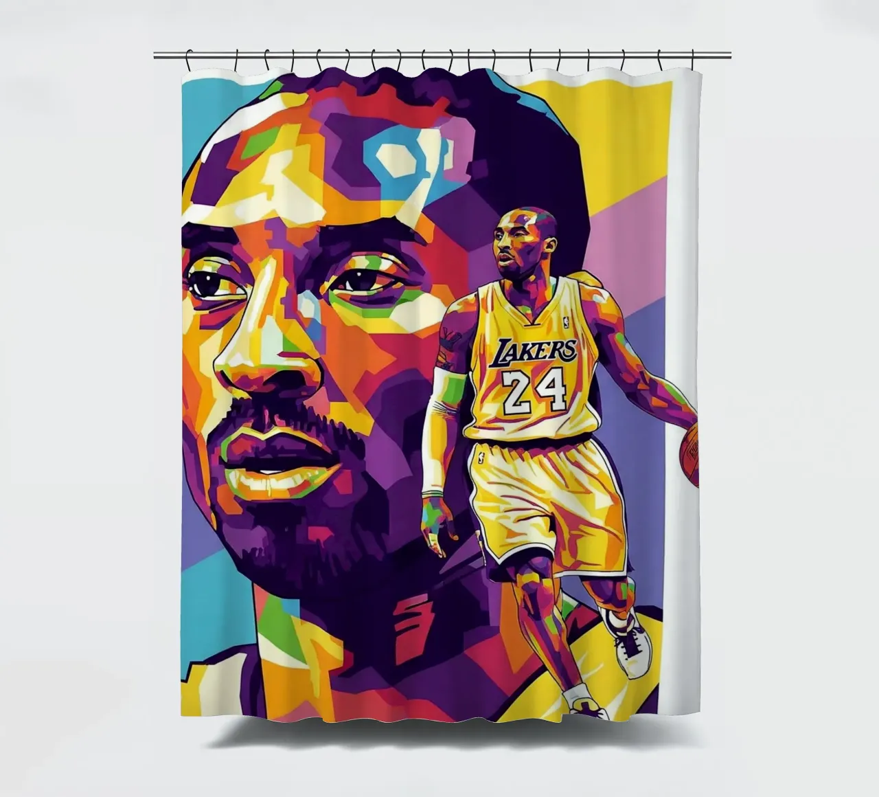 Kobe Bryant-WPAP art 6 tenda da doccia da Hantamrata